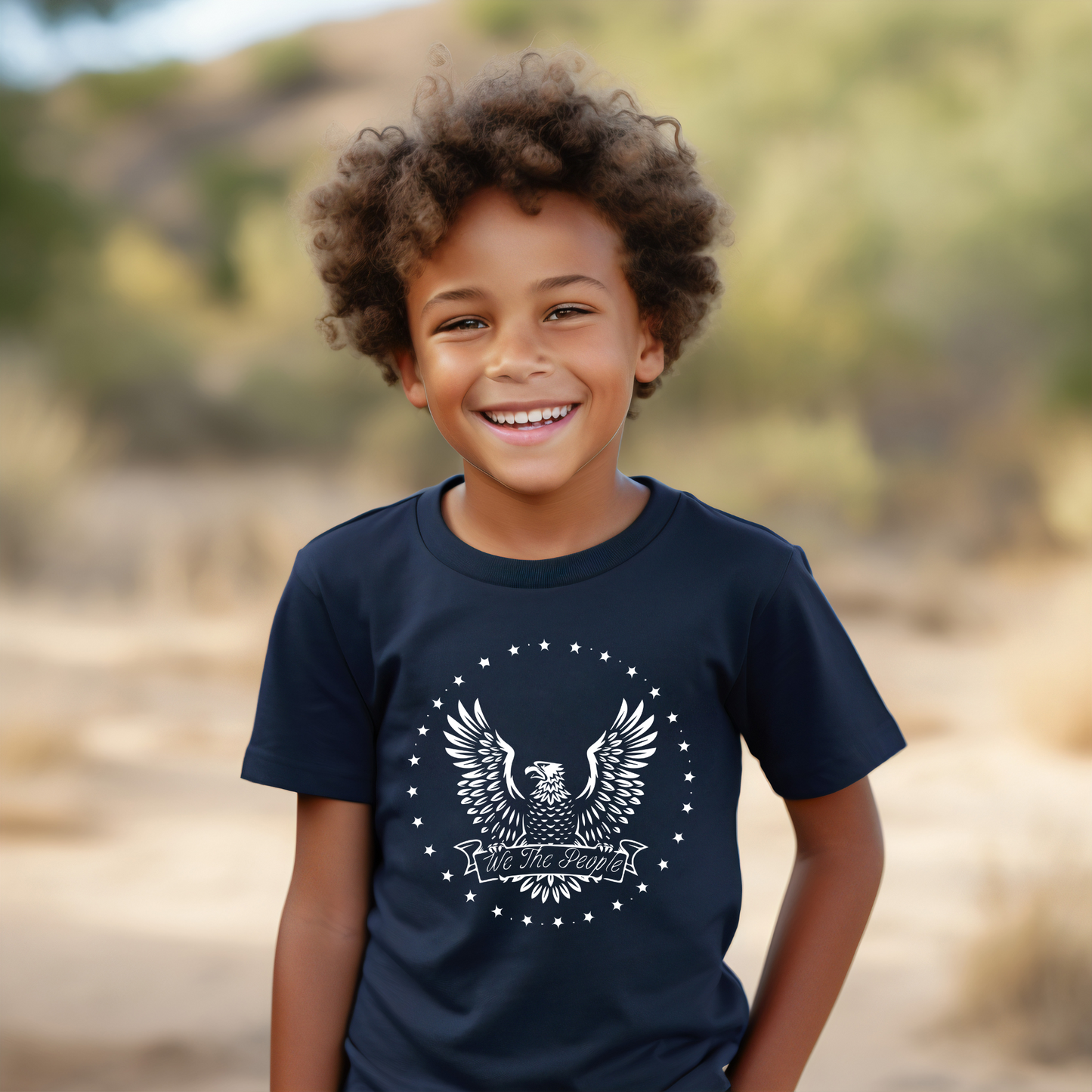 We The People Eagle - Youth Short Sleeve T-Shirt
