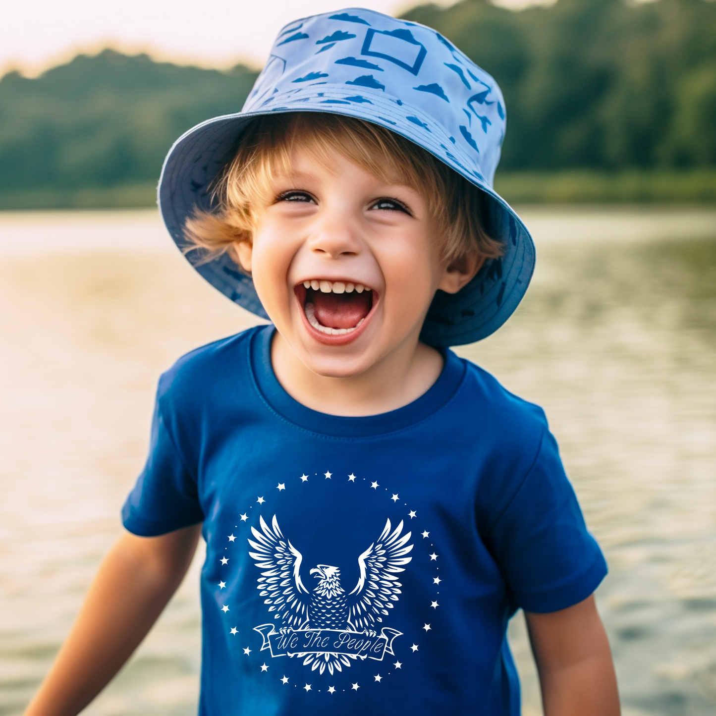 We The People Eagle - Youth Short Sleeve T-Shirt