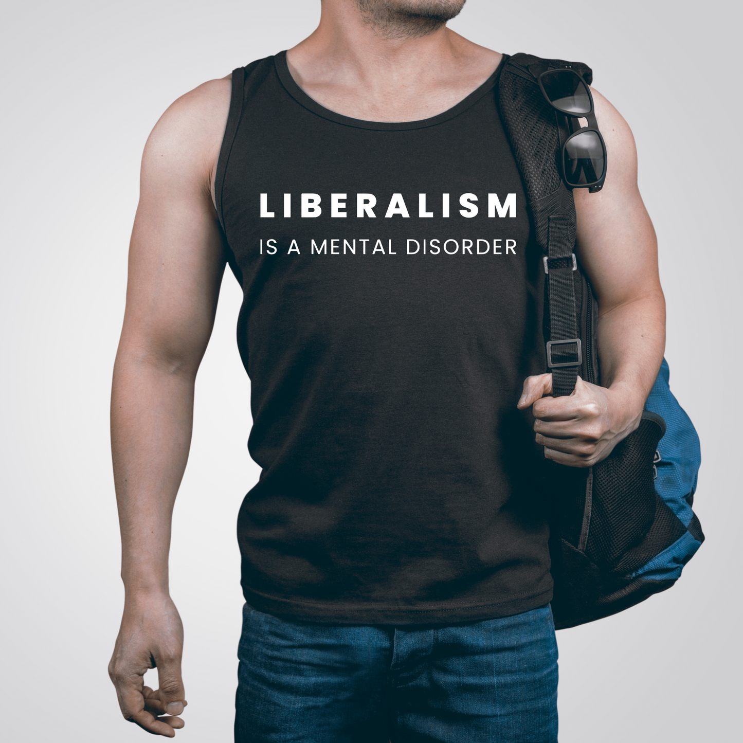 Liberalism is a Mental Disorder - Unisex Jersey Tank Top