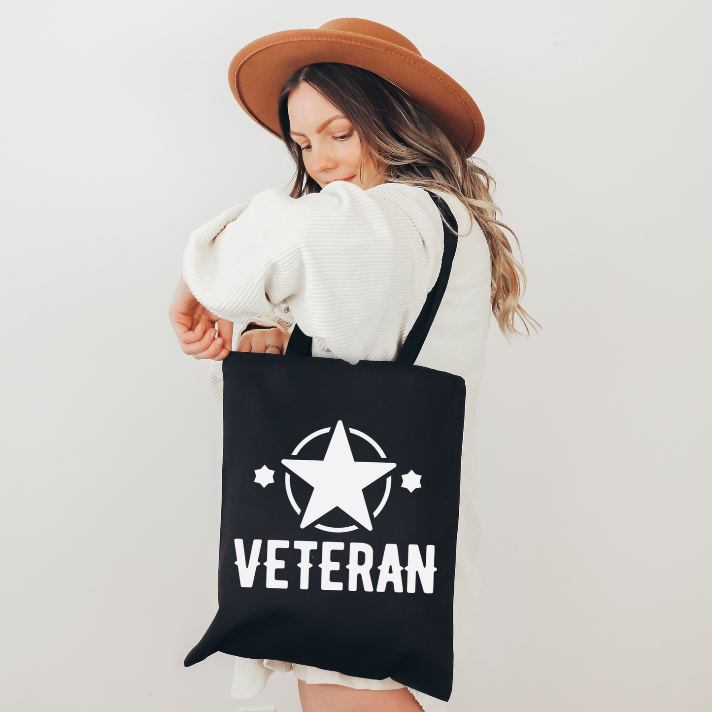 Veteran - Cotton Canvas Tote Bag