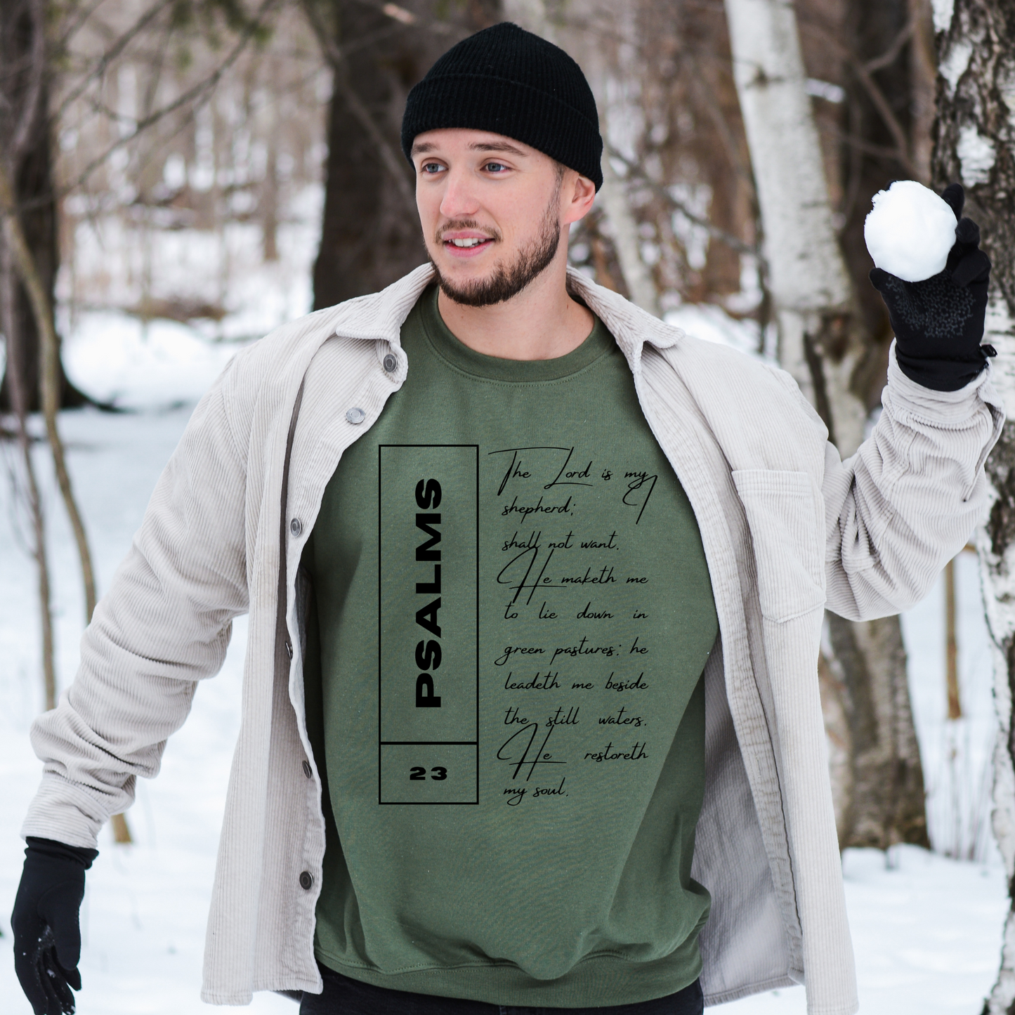 Psalms 23 - Unisex Crewneck Sweatshirt