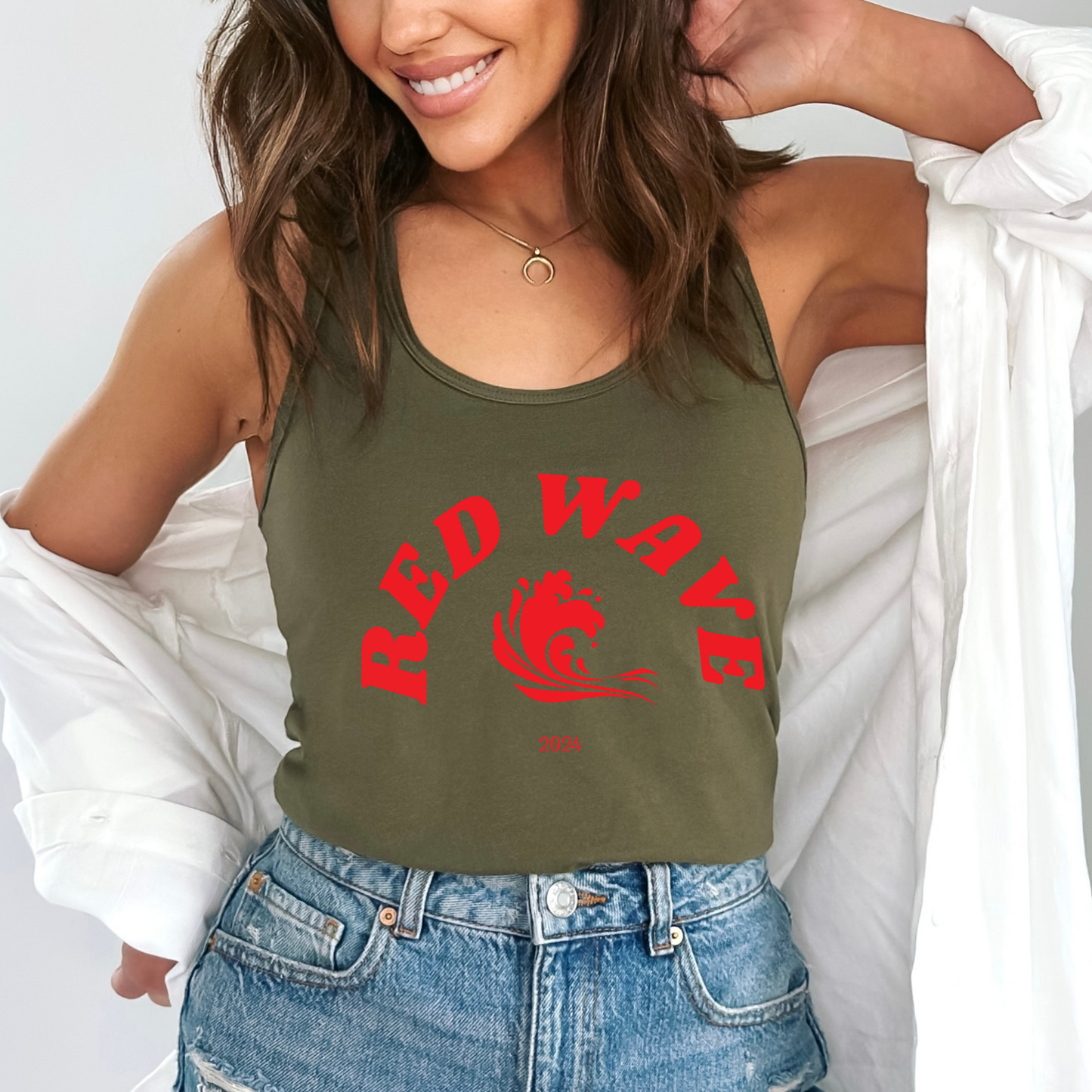 Red Wave 2024 - Women's Racerback Tank
