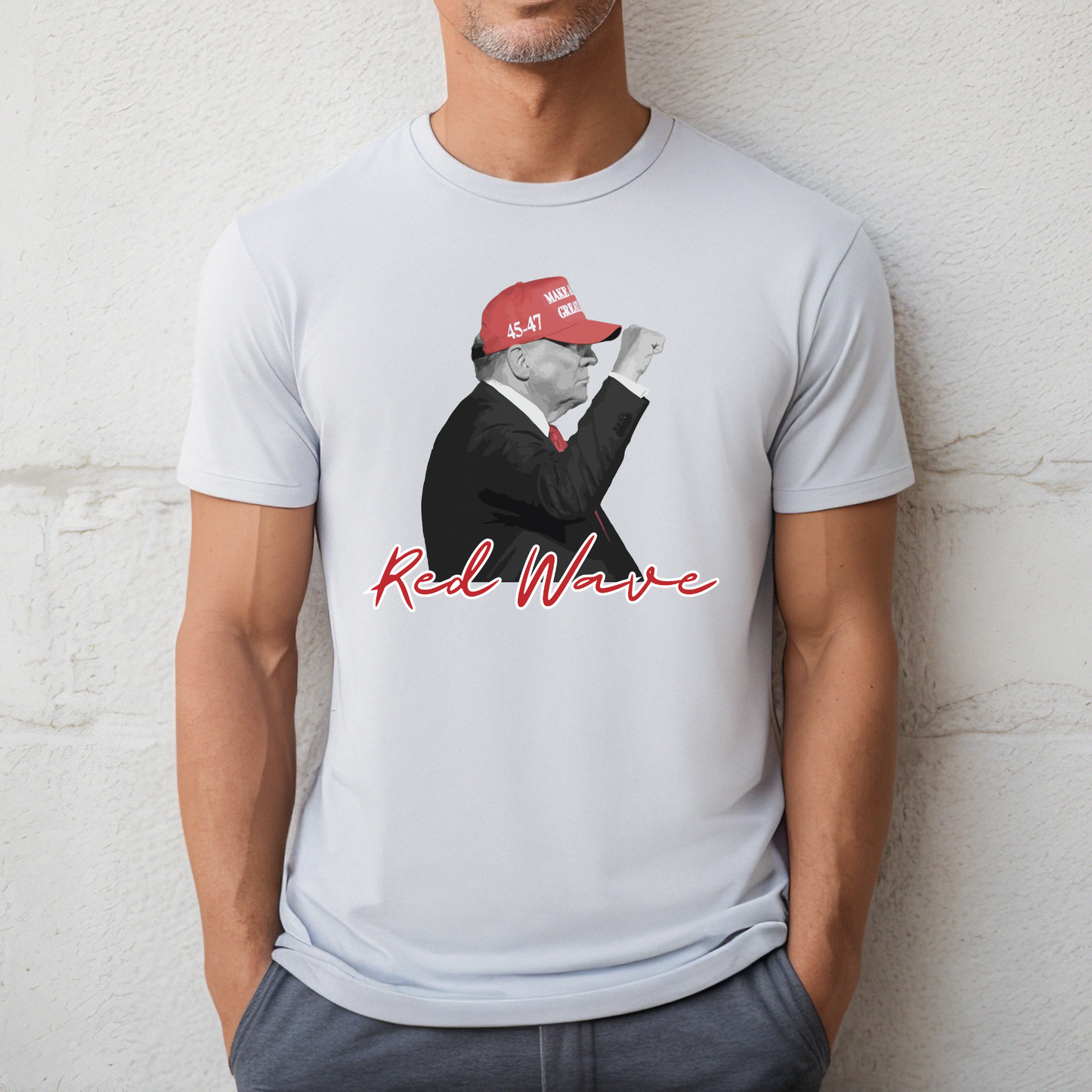 Trump Red Wave - Unisex Jersey T-Shirt