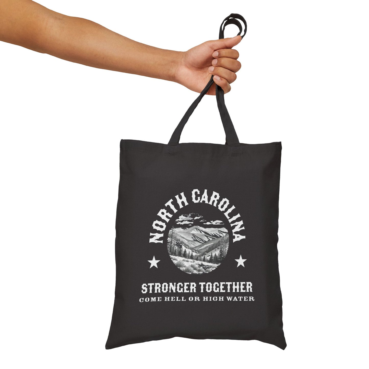 North Carolina Strong - Cotton Canvas Tote Bag