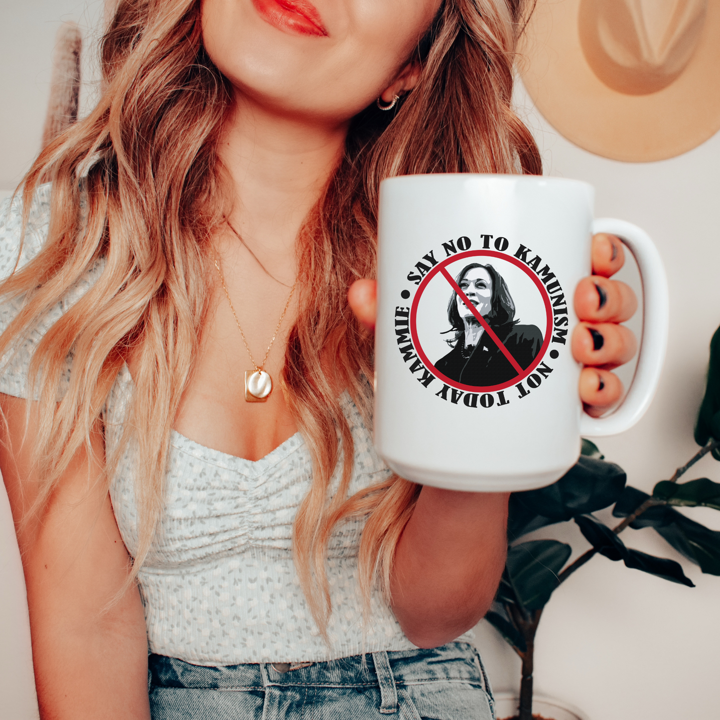 Say No to Kamunism - White Glossy Mug