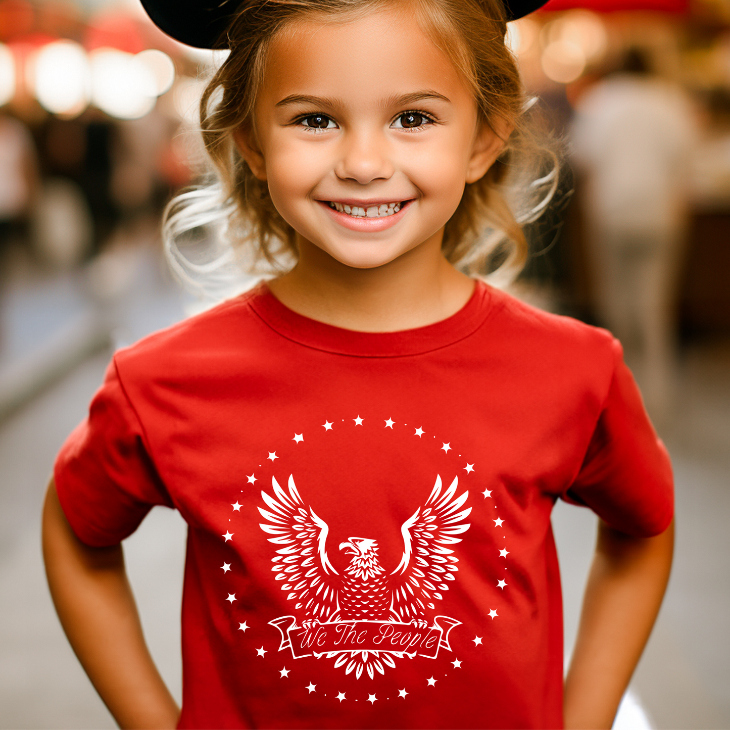 We The People Eagle - Youth Short Sleeve T-Shirt
