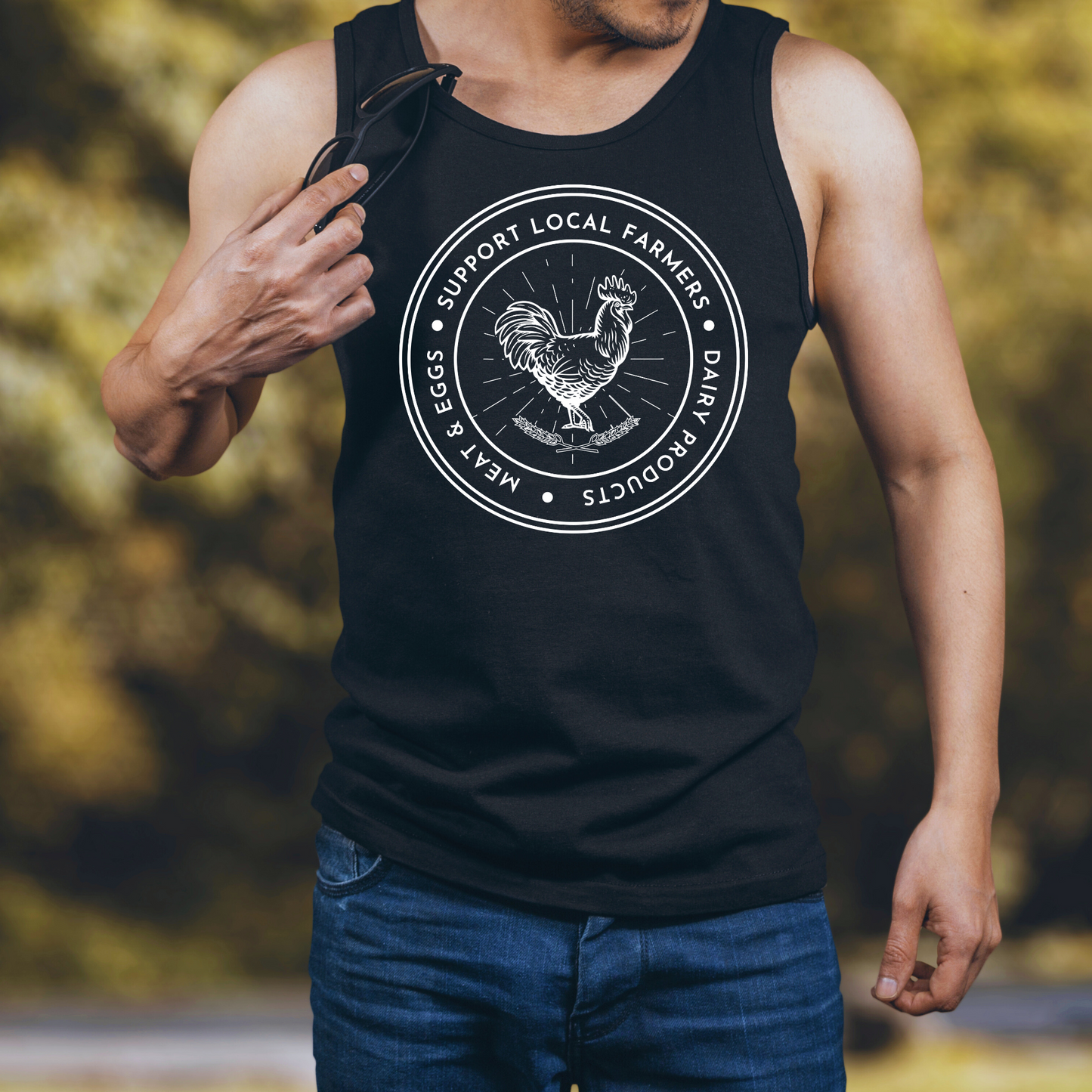 Support Local Farmers - Unisex Jersey Tank Top
