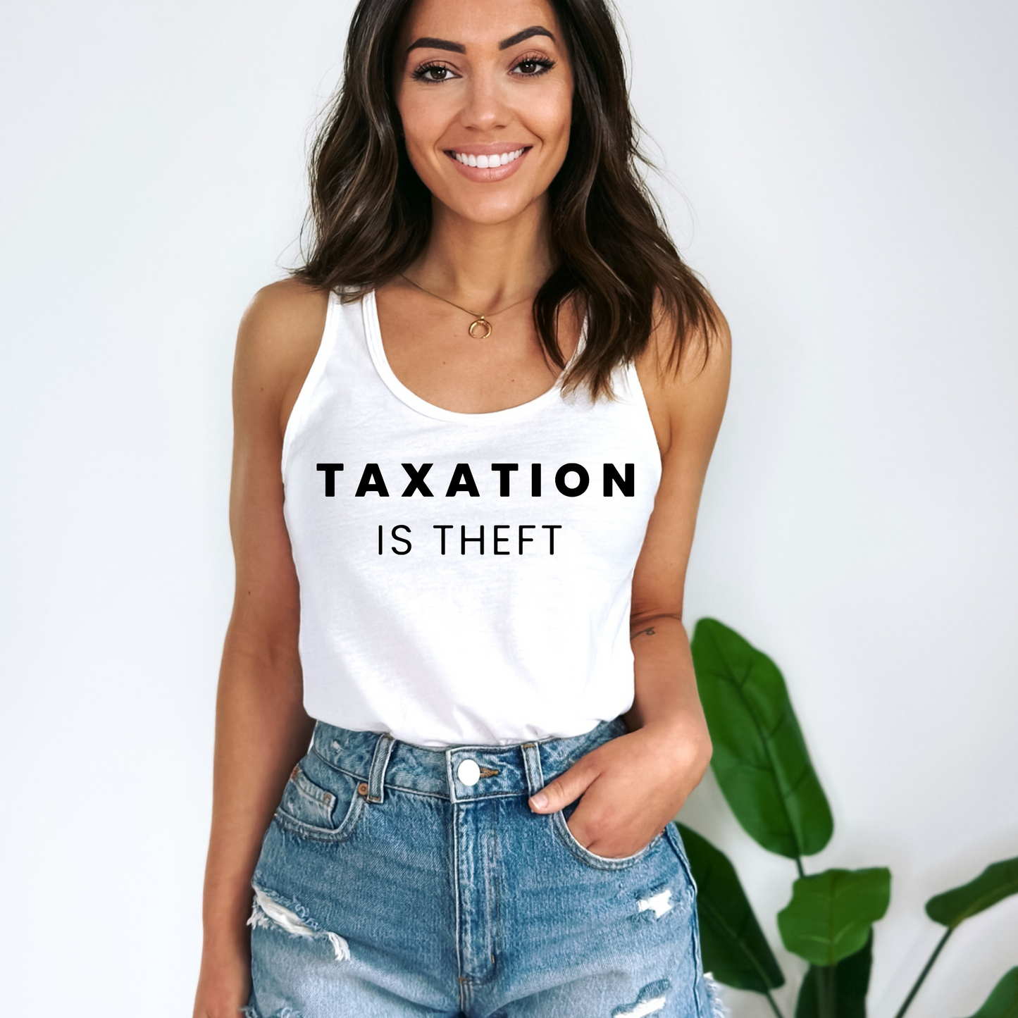 Taxation is Theft - Women's Racerback Tank