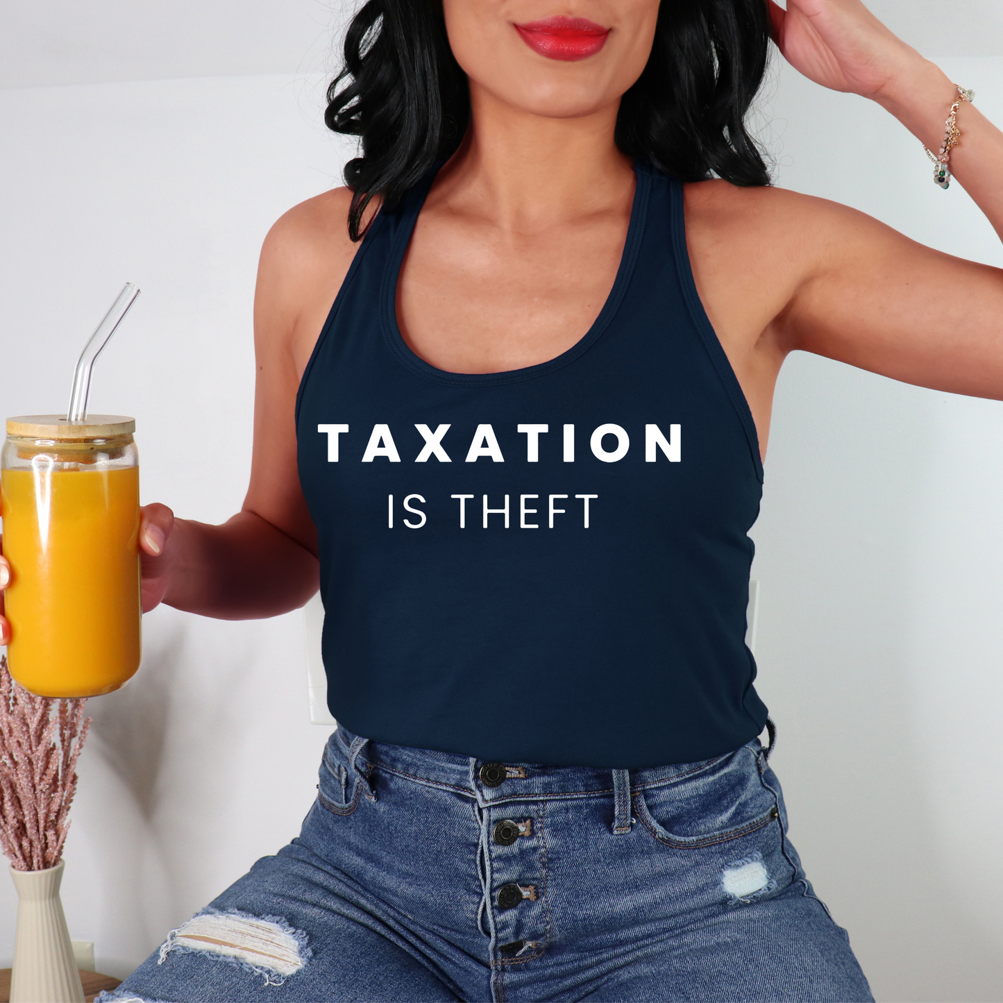 Taxation is Theft - Women's Racerback Tank