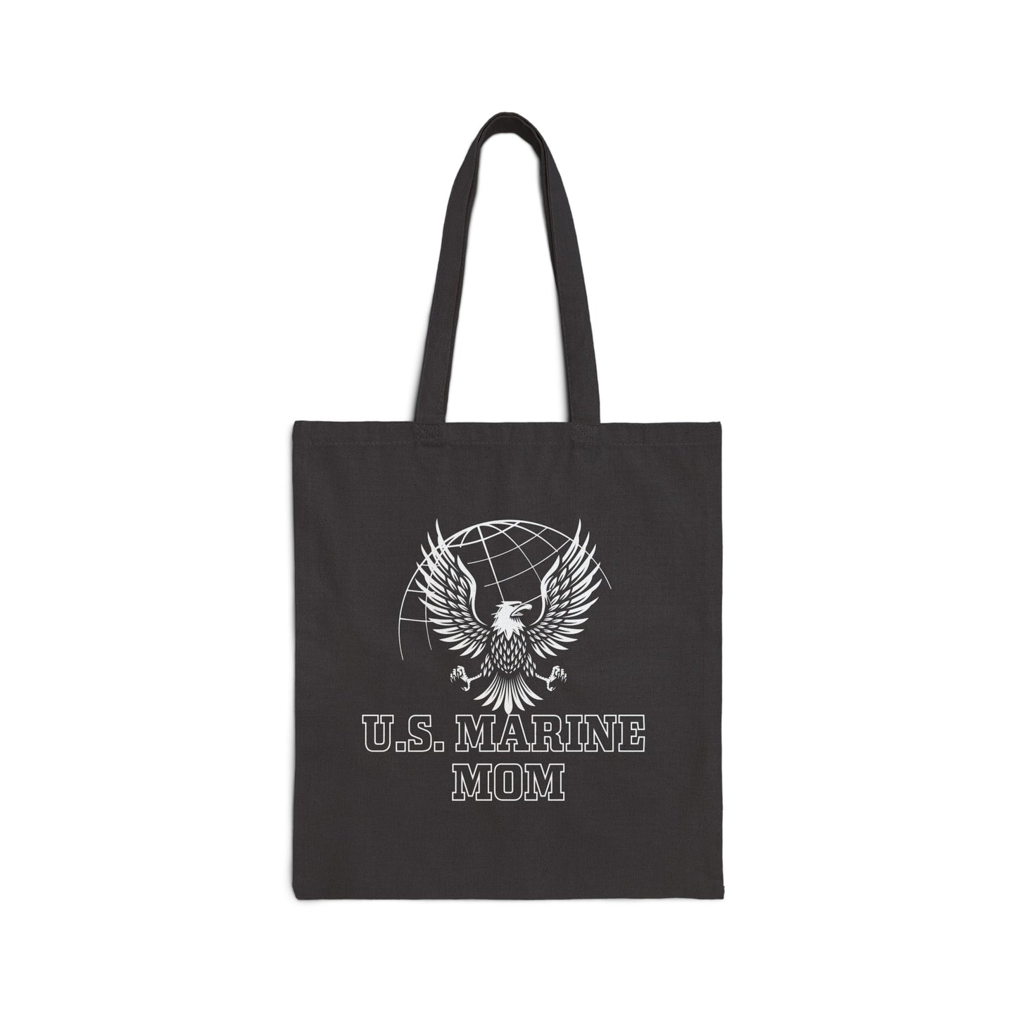U.S. Marine Mom - Cotton Canvas Tote Bag
