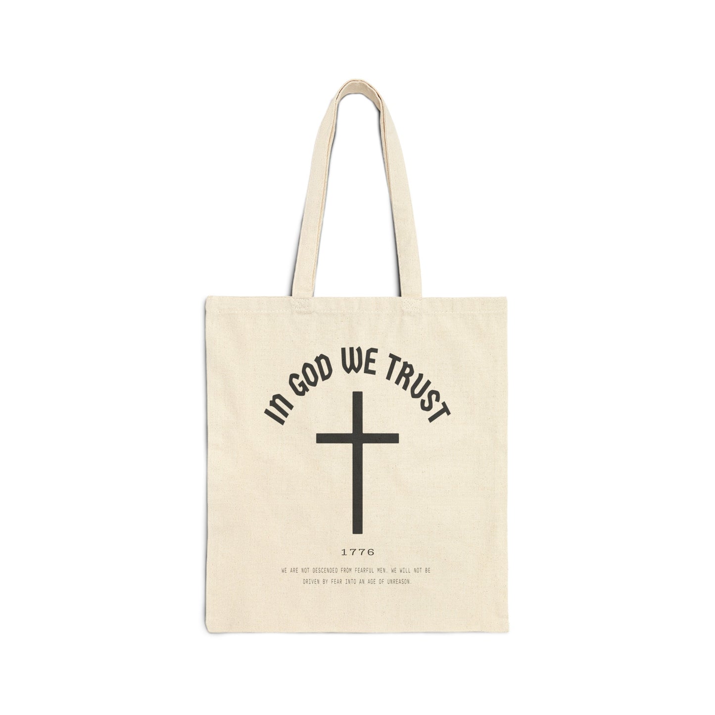 In God We Trust - Cotton Canvas Tote Bag