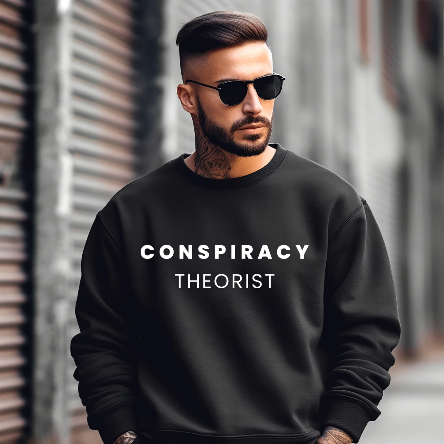 Conspiracy Theorist - Unisex Crewneck Sweatshirt