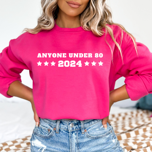 Anyone Under 80 - Unisex Crewneck Sweatshirt