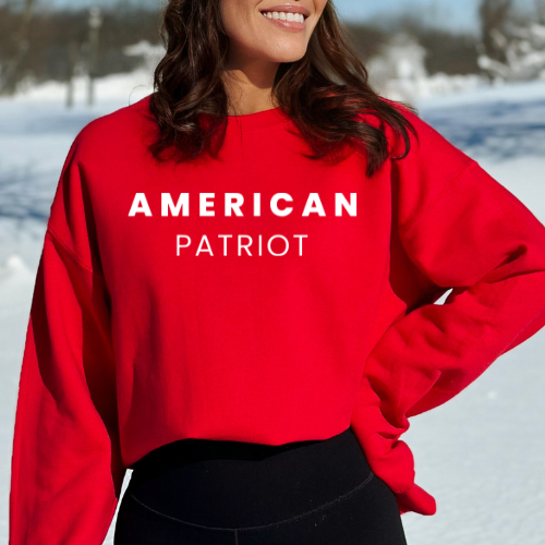 American Patriot - Unisex Crewneck Sweatshirt