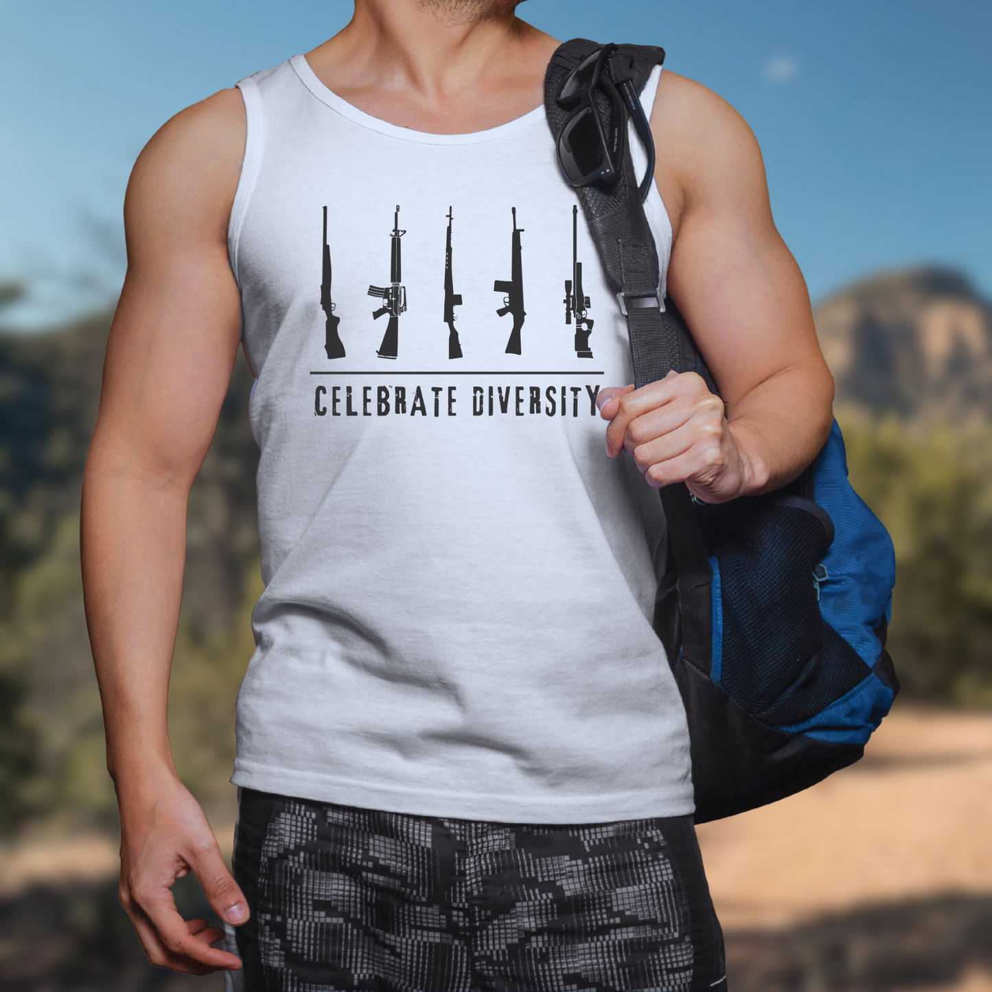 Celebrate Diversity Pro-2A - Unisex Jersey Tank Top