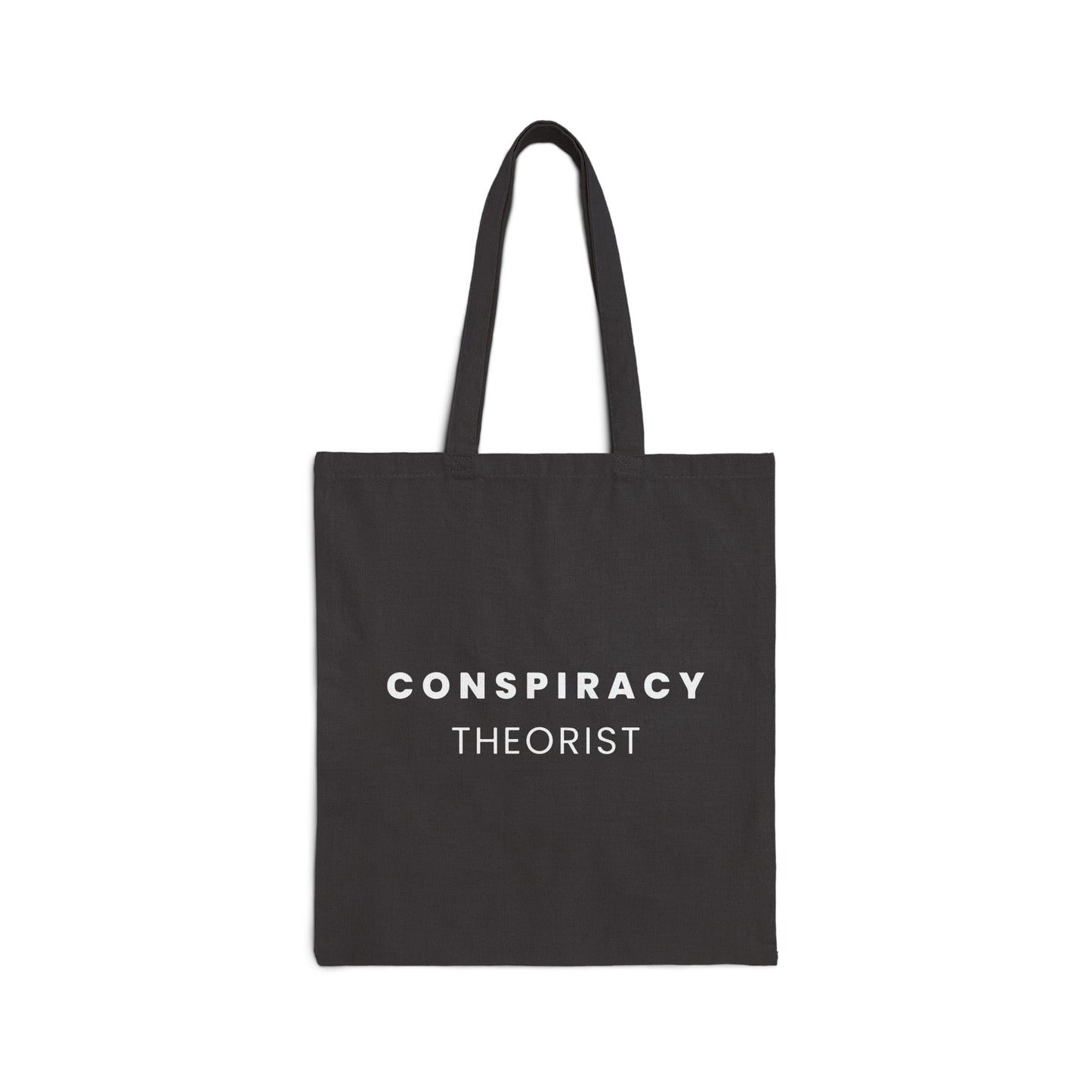 Conspiracy Theorist - Cotton Canvas Tote Bag