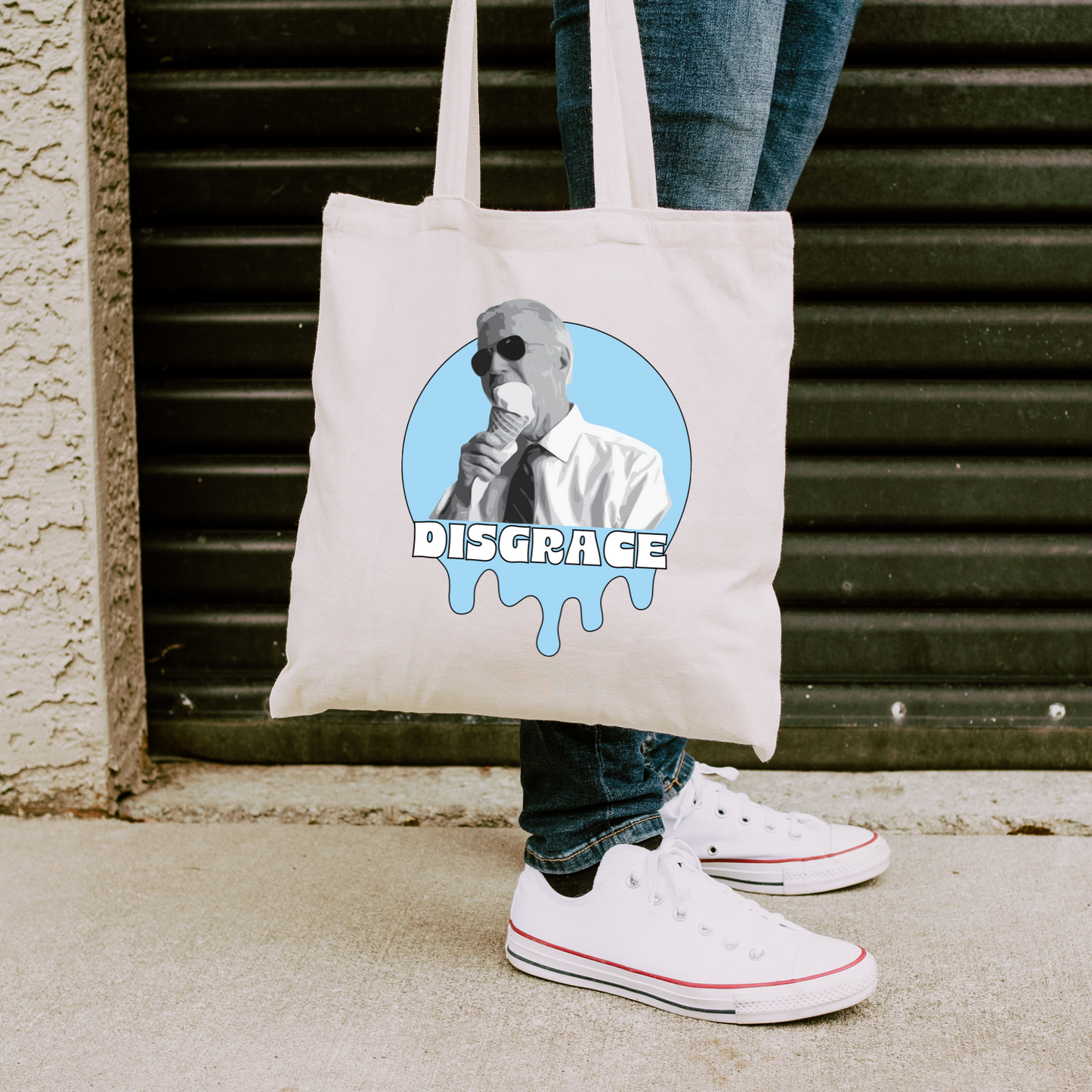 Biden Disgrace - Cotton Canvas Tote Bag