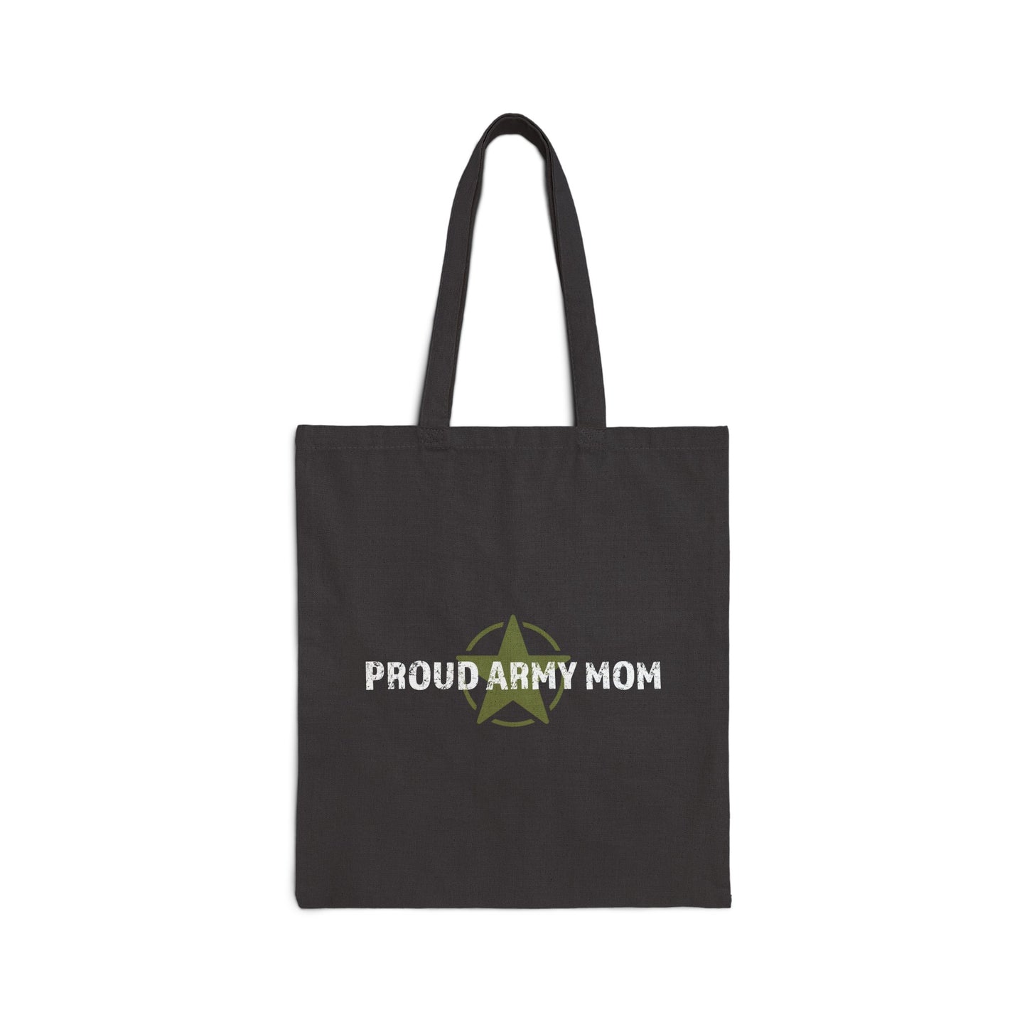 Proud U.S. Army Mom - Cotton Canvas Tote Bag