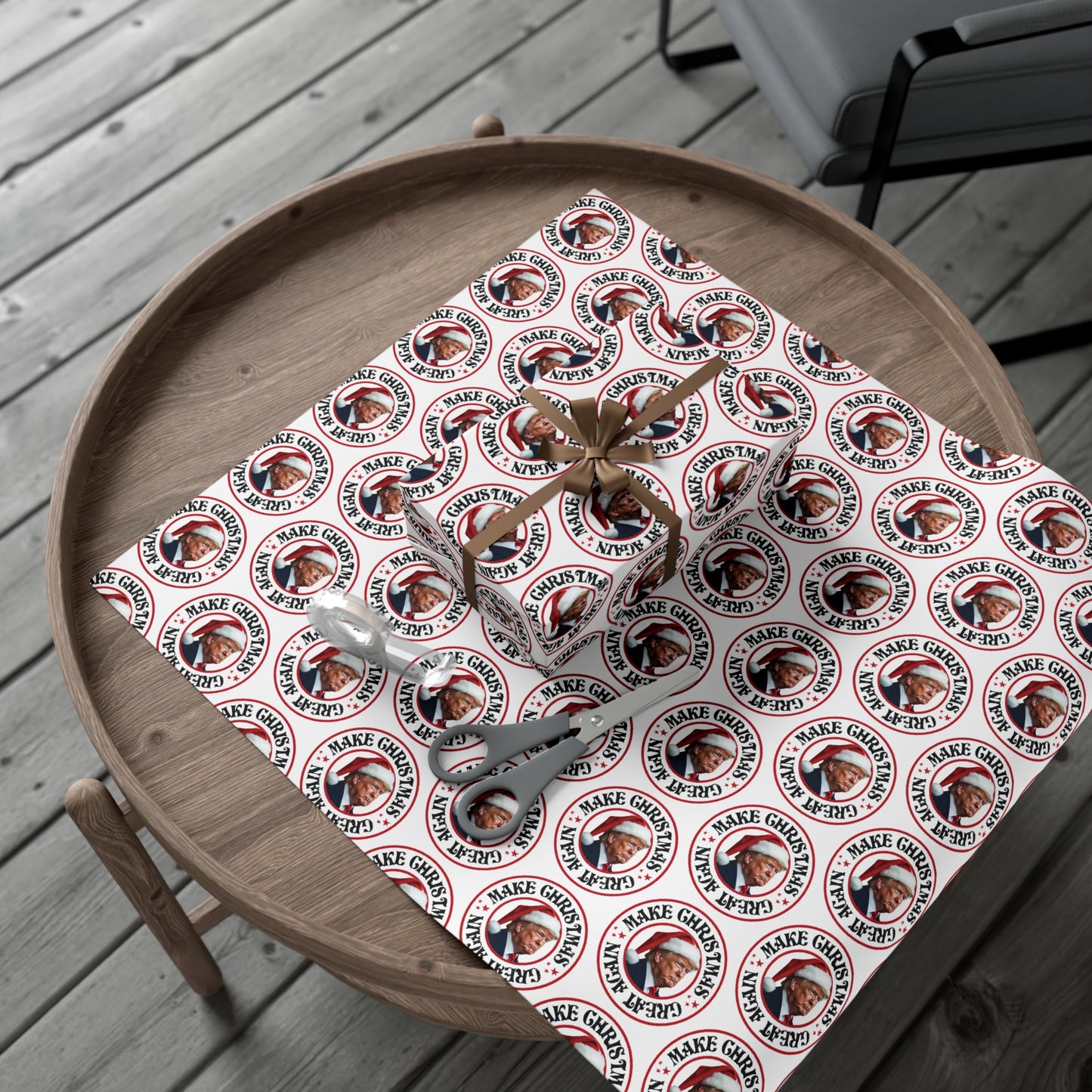 Make Christmas Great Again - Trump Gift Wrapping Paper