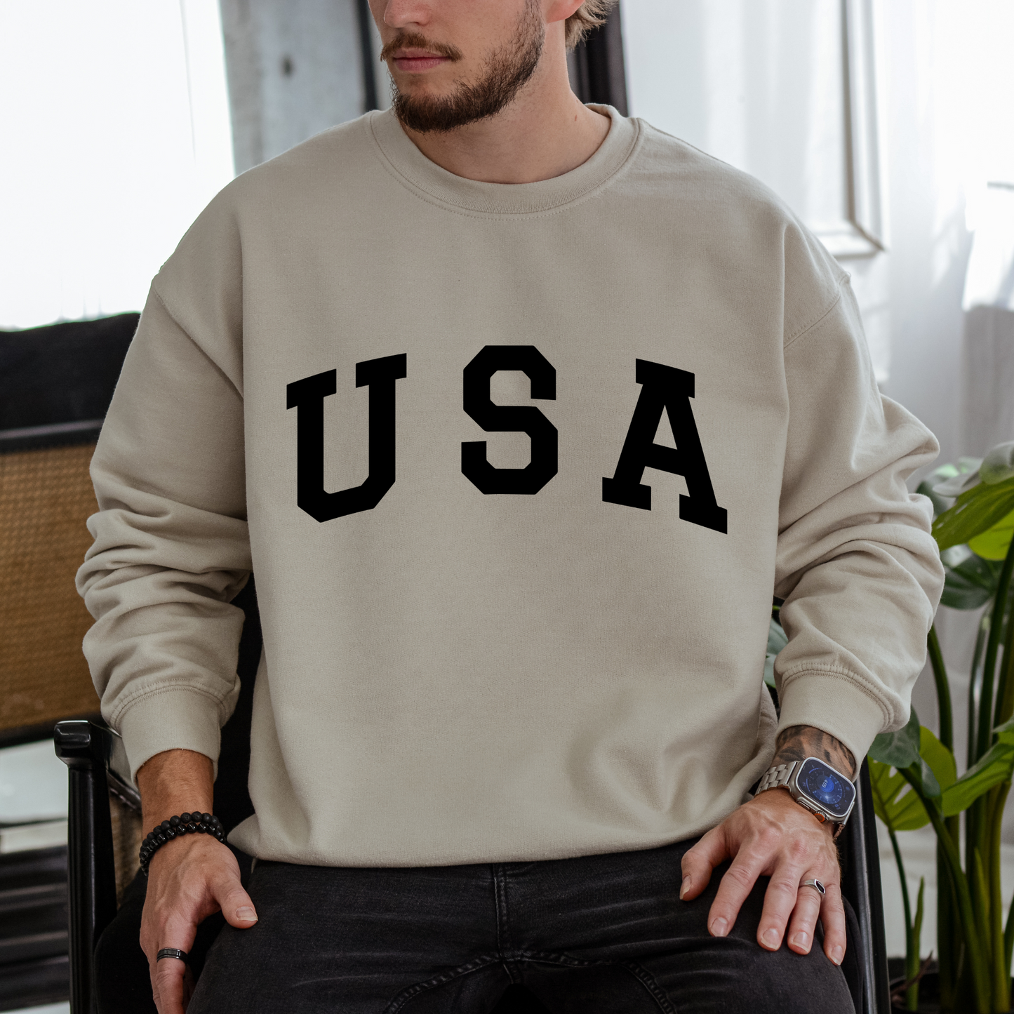 USA - Unisex Crewneck Sweatshirt