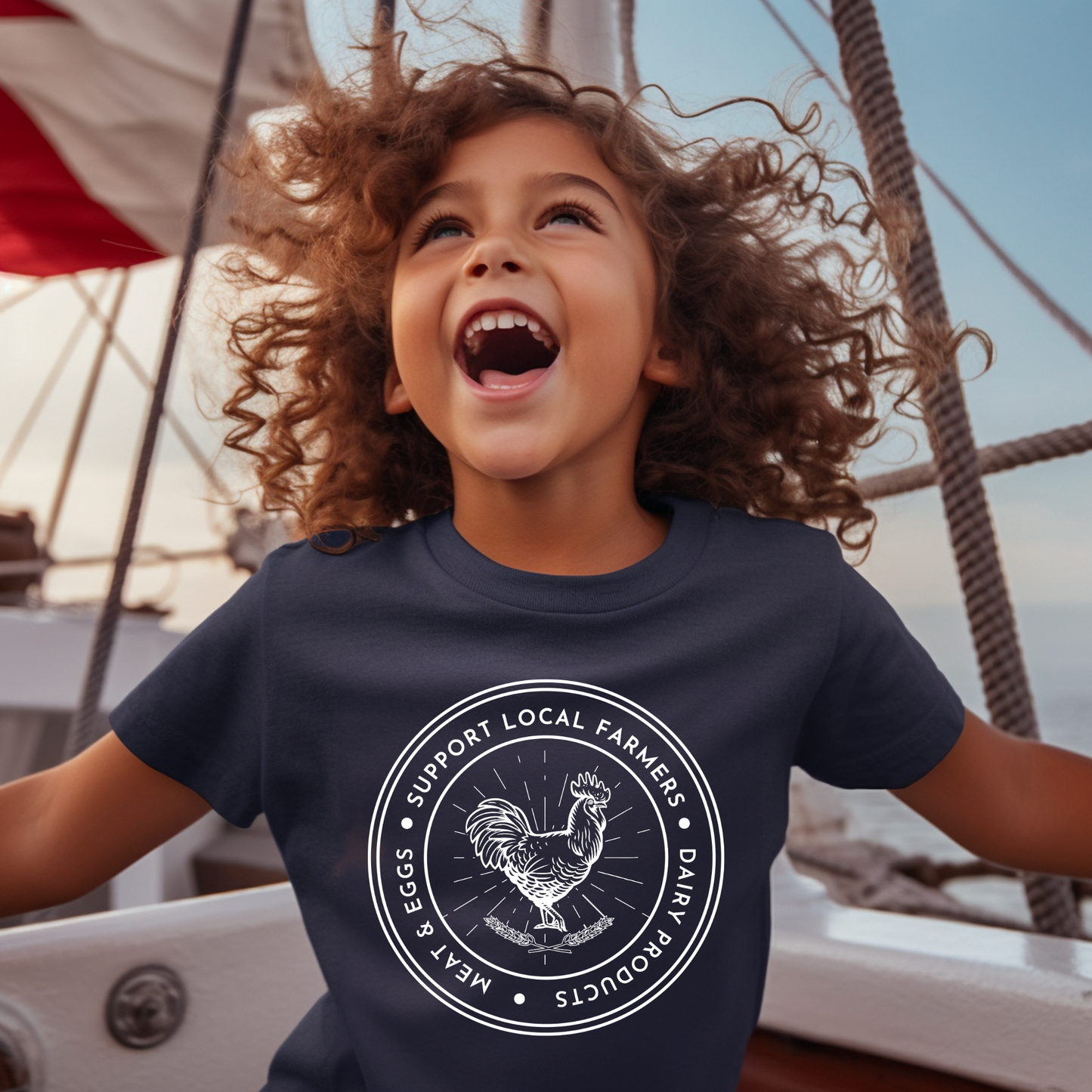 Support Local Farms - Youth Short Sleeve T-Shirt