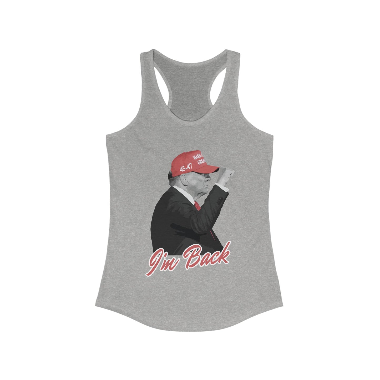 Trump "I'm Back" - Women's Racerback Tank