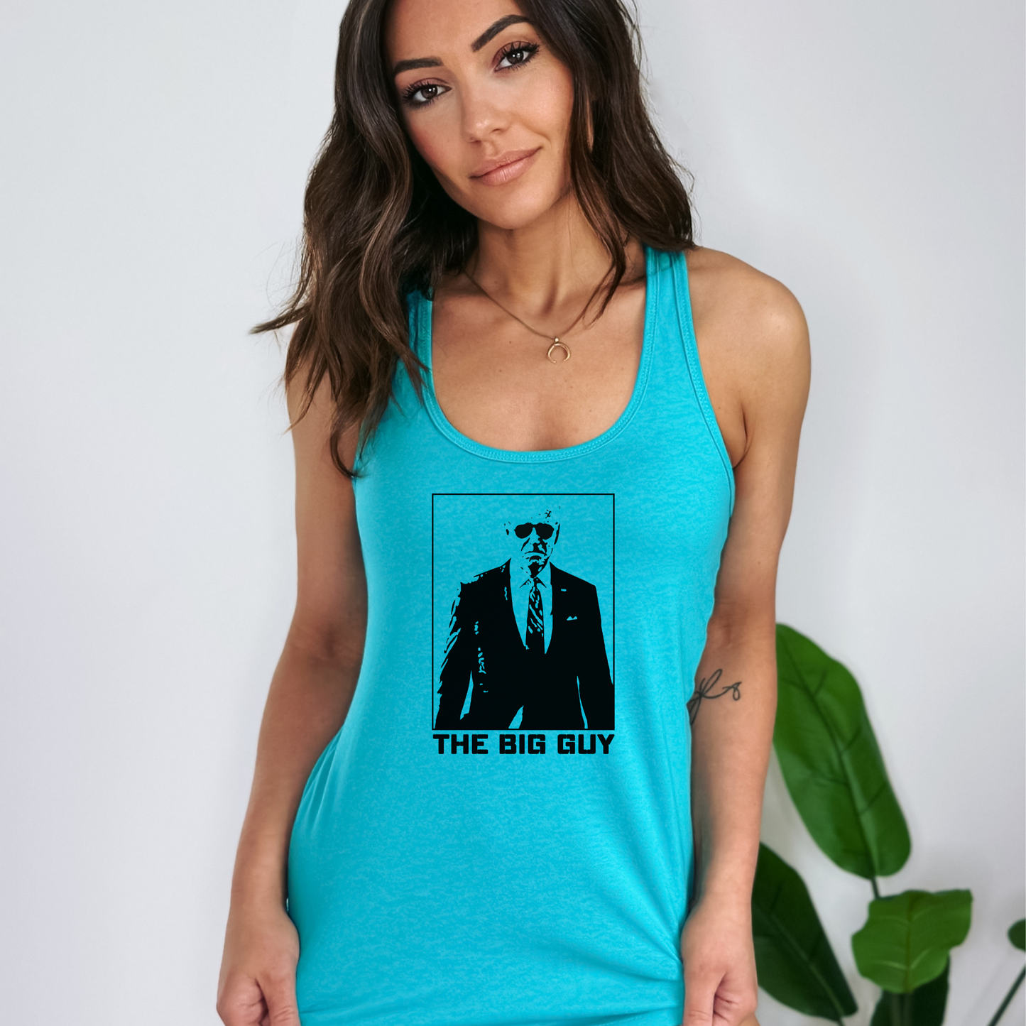 The Big Guy - Women's Racerback Tank