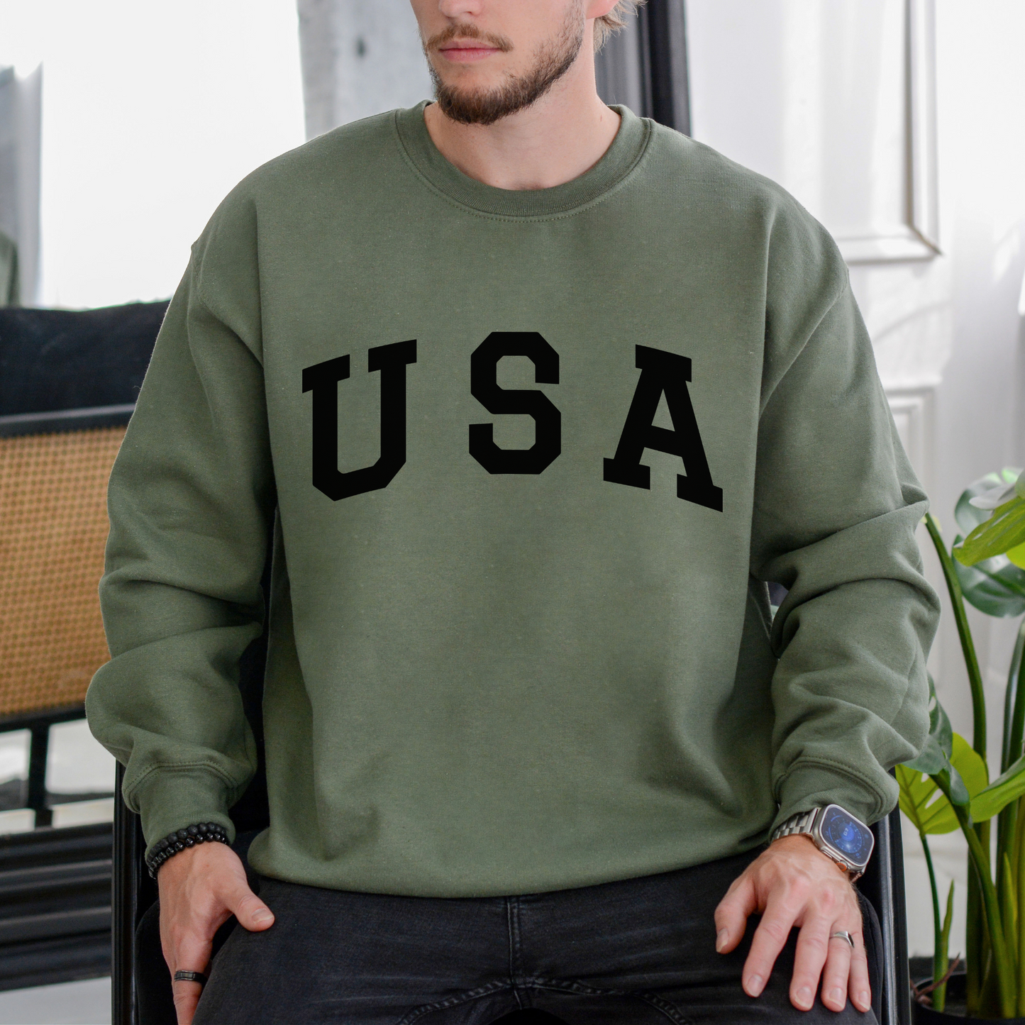 USA - Unisex Crewneck Sweatshirt