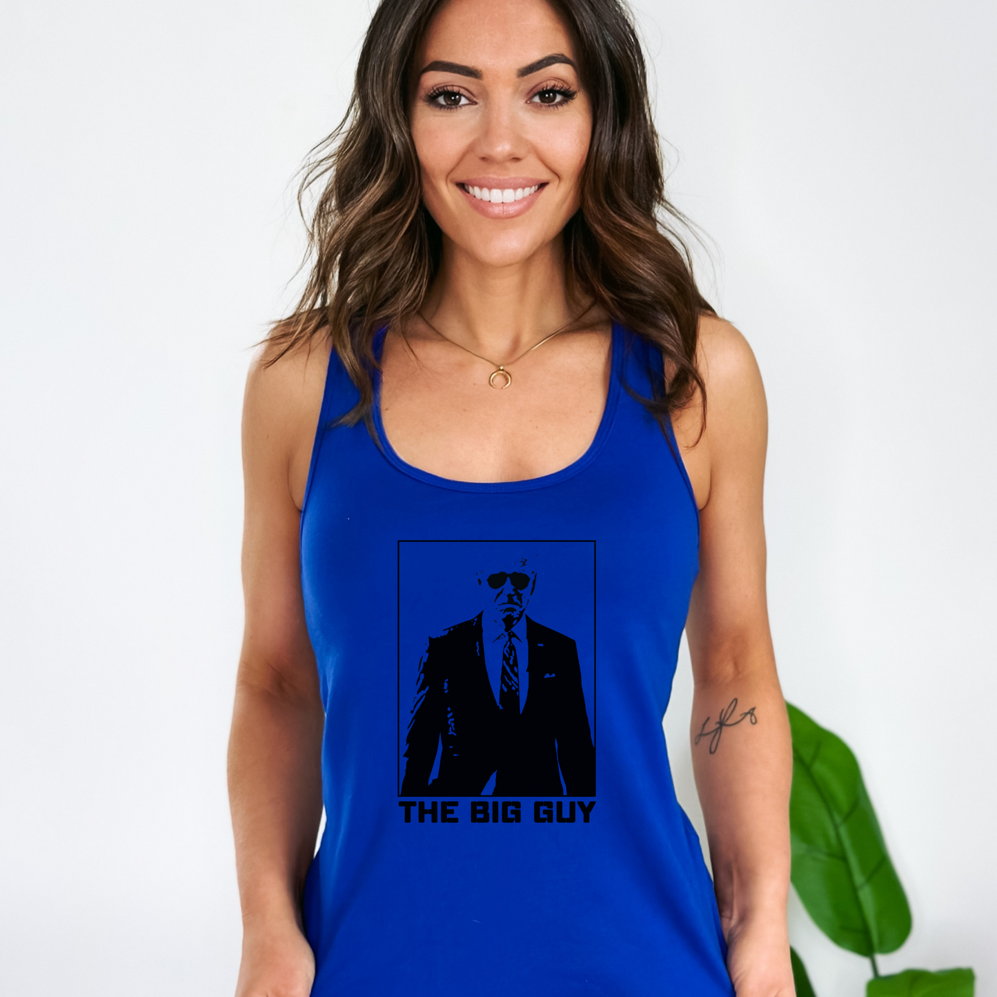 The Big Guy - Women's Racerback Tank