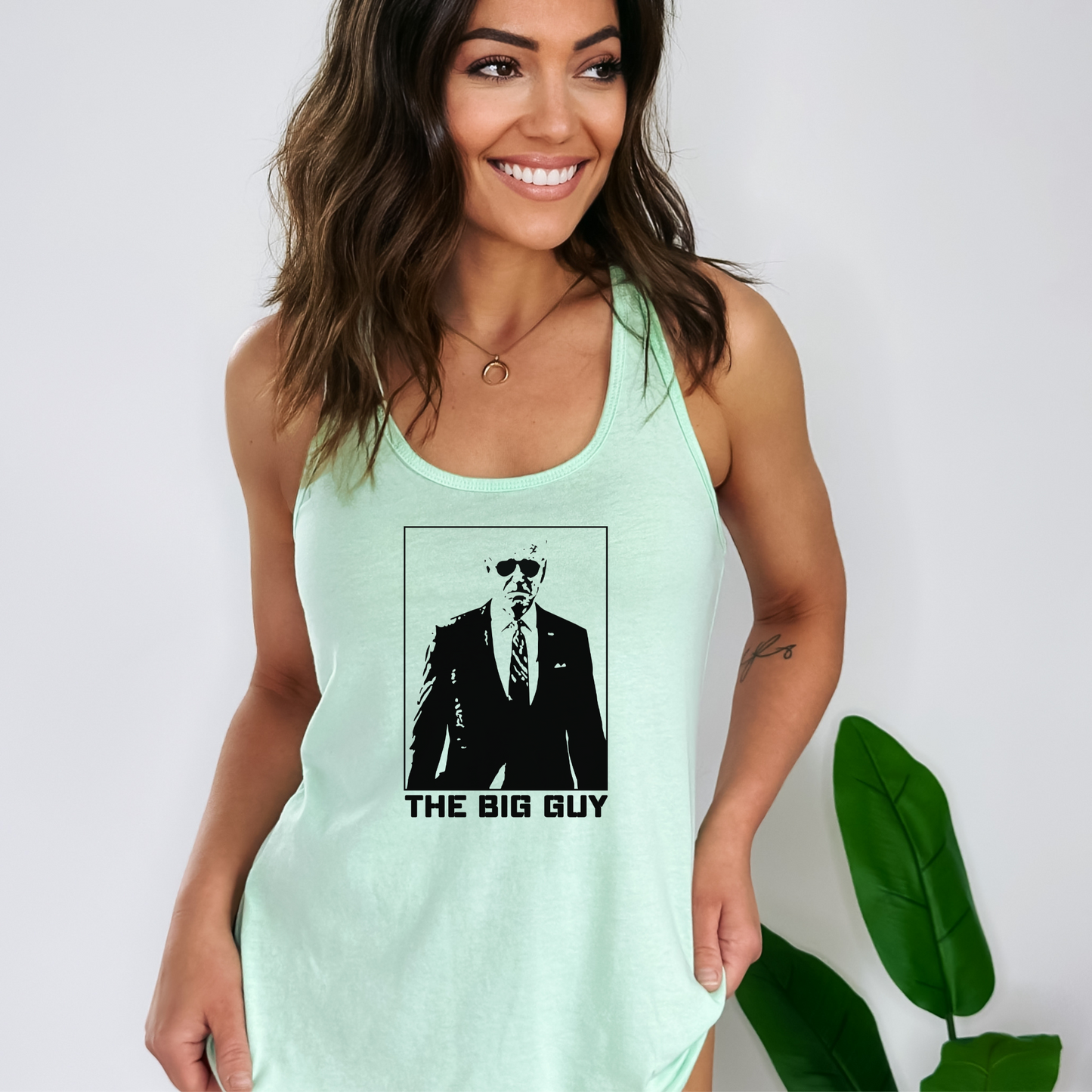 The Big Guy - Women's Racerback Tank