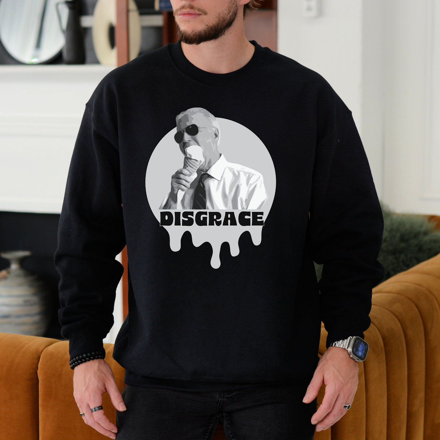 Biden Disgrace - Unisex Crewneck Sweatshirt