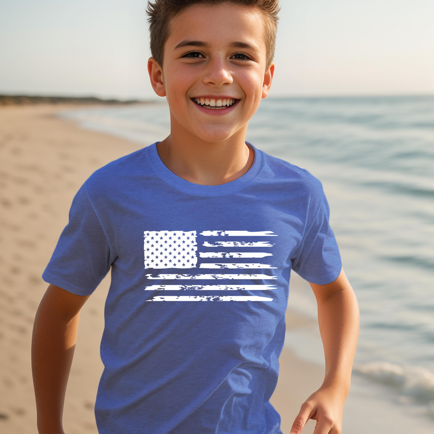 American Flag - Youth Jersey T-Shirt