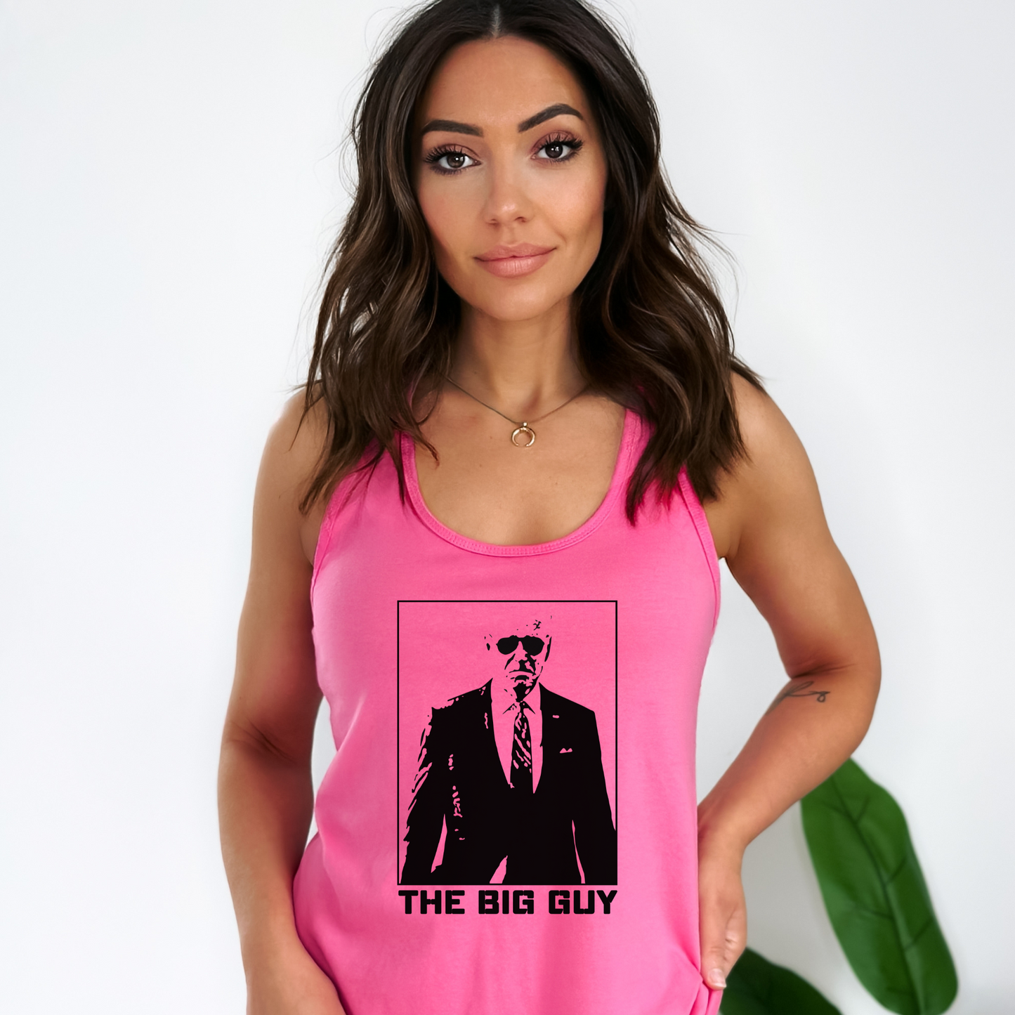 The Big Guy - Women's Racerback Tank