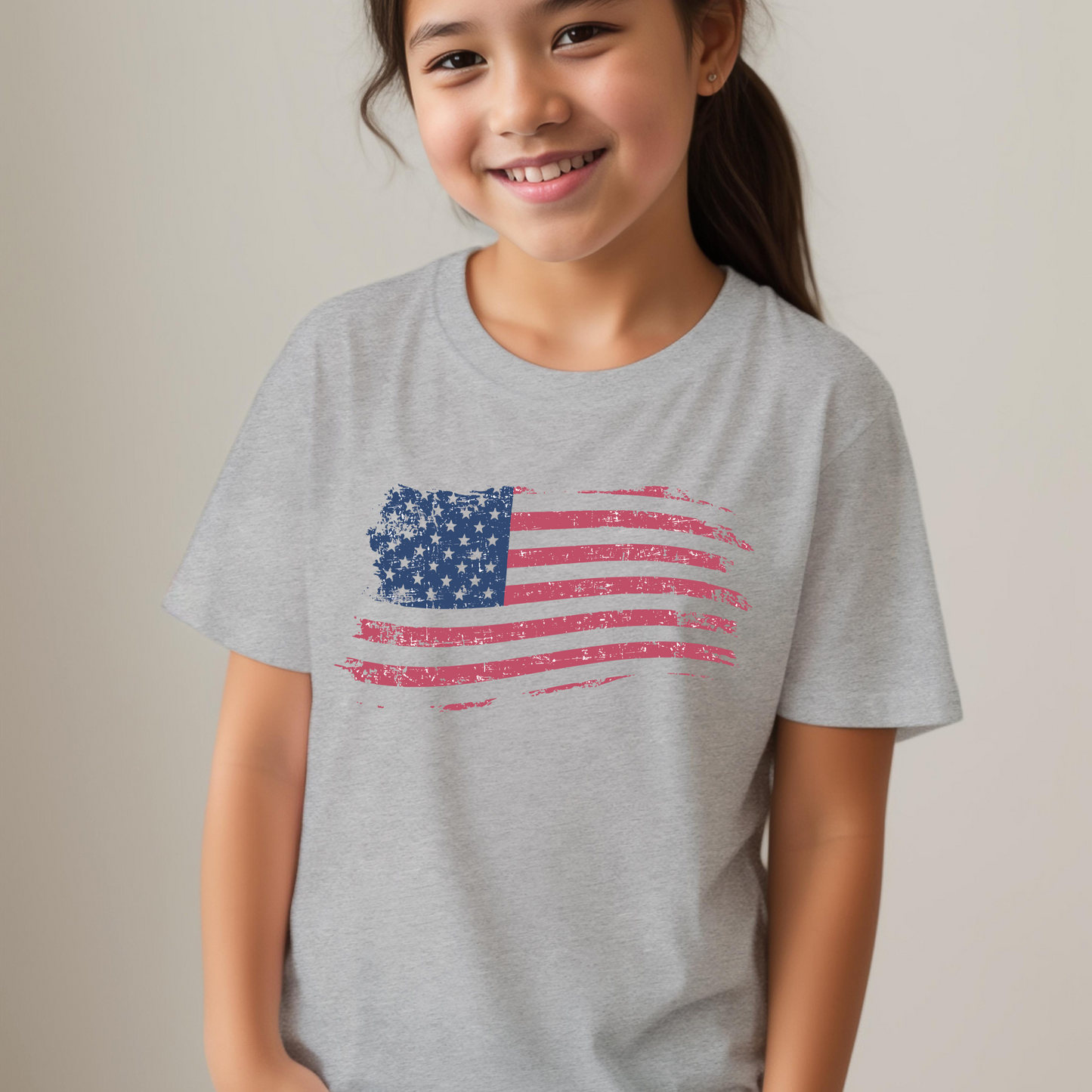 American Flag - Youth Jersey T-Shirt