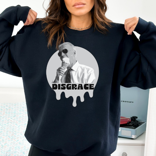 Biden Disgrace - Unisex Crewneck Sweatshirt