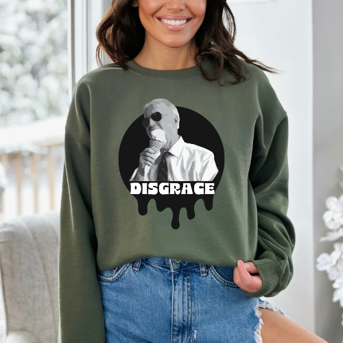 Biden Disgrace - Unisex Crewneck Sweatshirt