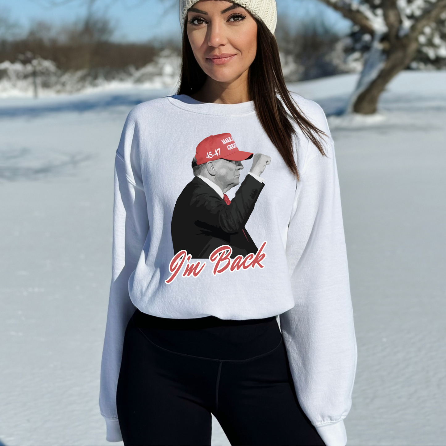 Trump "I'm Back" - Unisex Crewneck Sweatshirt