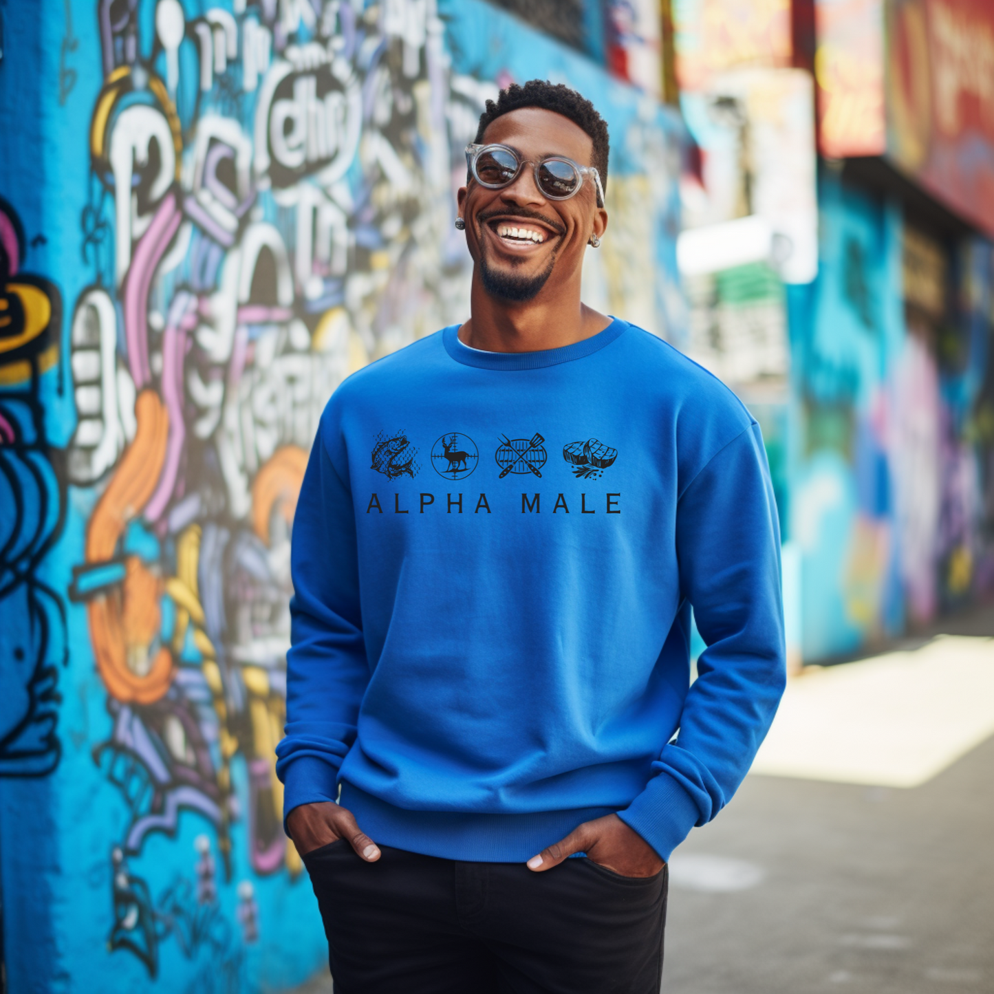Alpha Male - Unisex Crewneck Sweatshirt