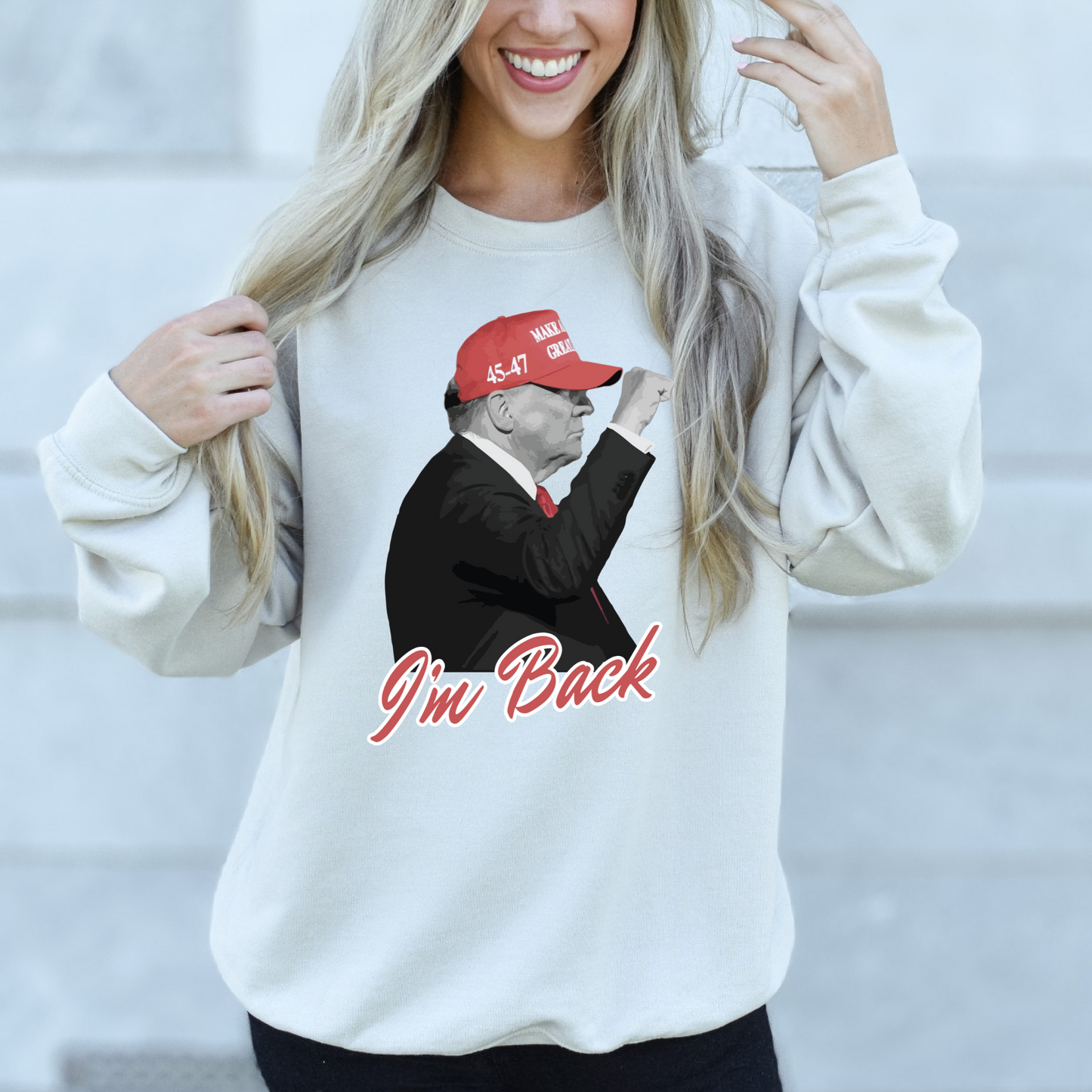 Trump "I'm Back" - Unisex Crewneck Sweatshirt