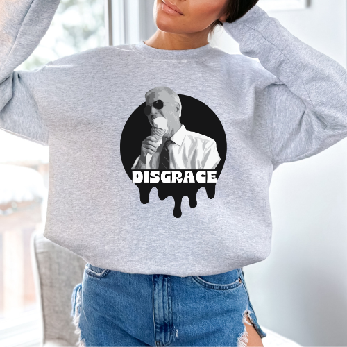 Biden Disgrace - Unisex Crewneck Sweatshirt