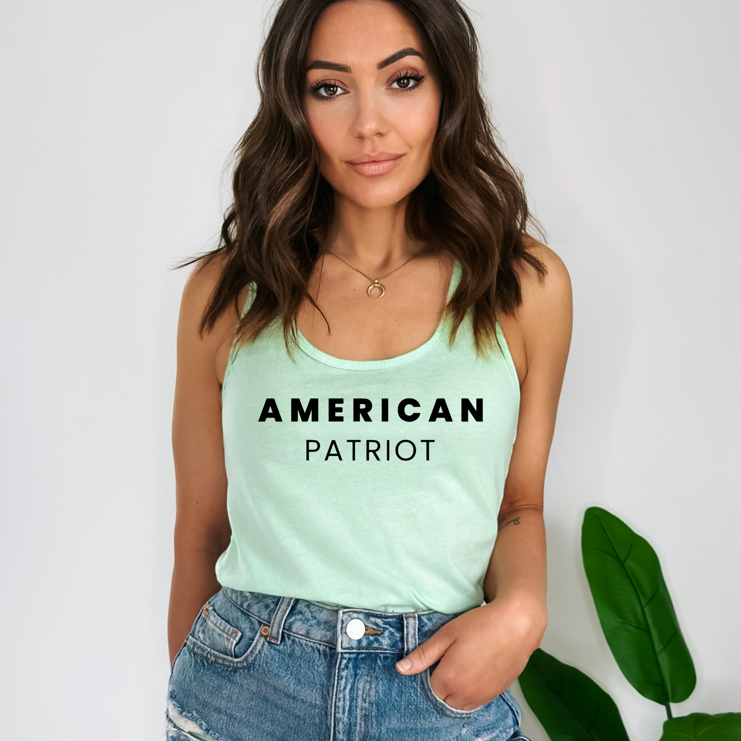 American Patriot - Women's Racerback Tank