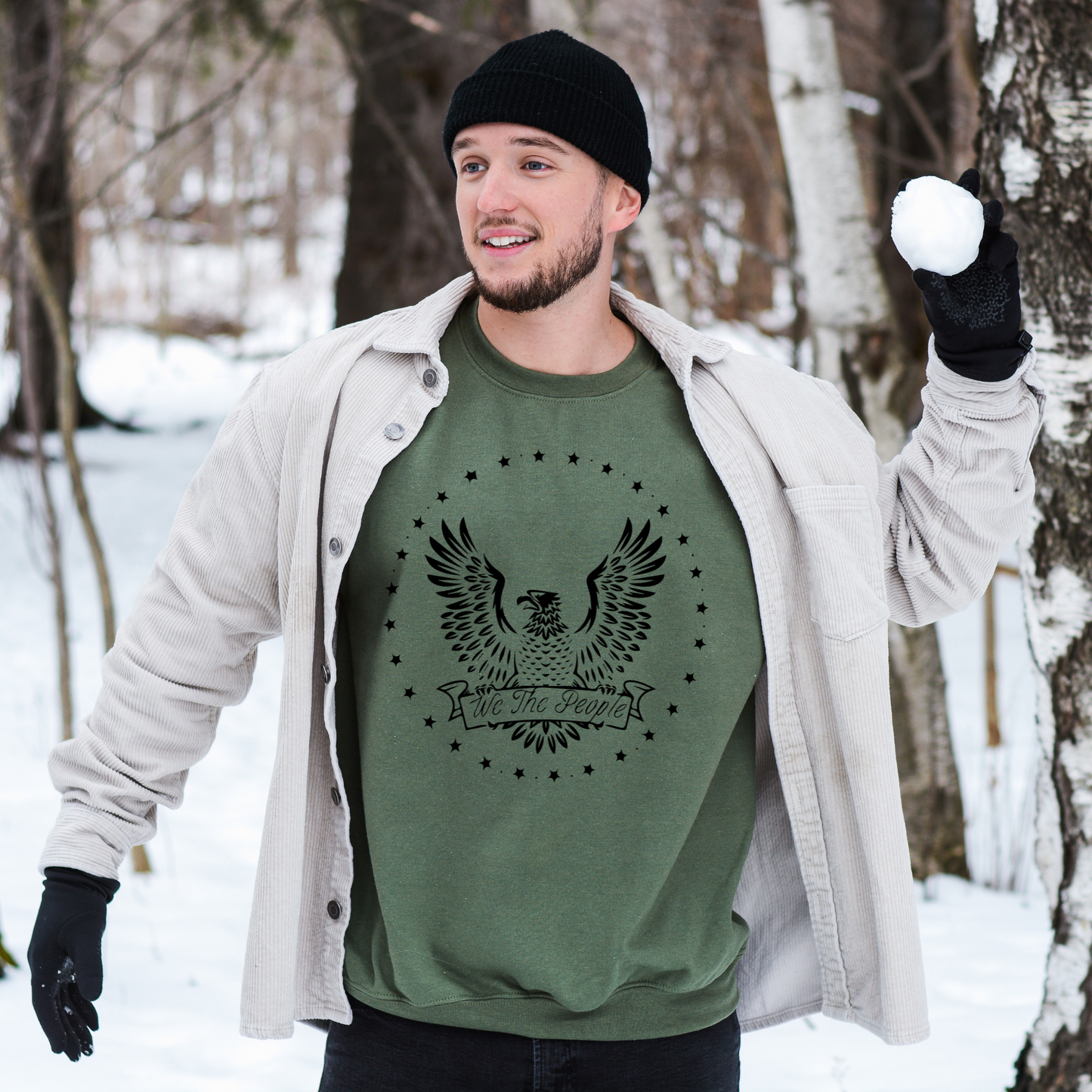 We The People Eagle Stars - Unisex Crewneck Sweatshirt