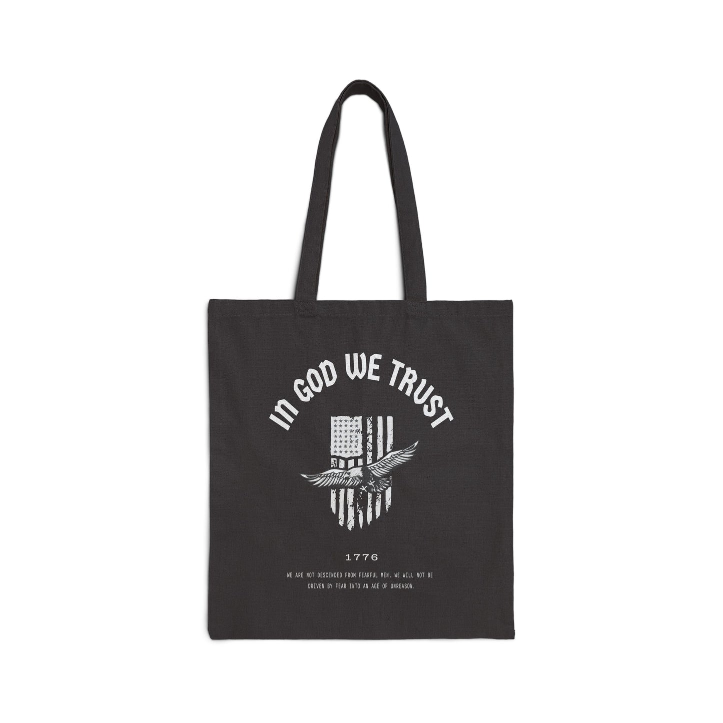In God We Trust Eagle - Cotton Canvas Tote Bag