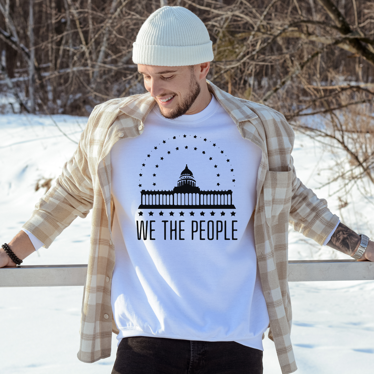 We The People's House - Unisex Crewneck Sweatshirt
