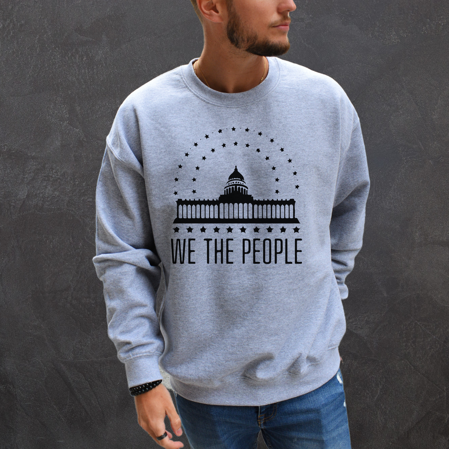 We The People's House - Unisex Crewneck Sweatshirt