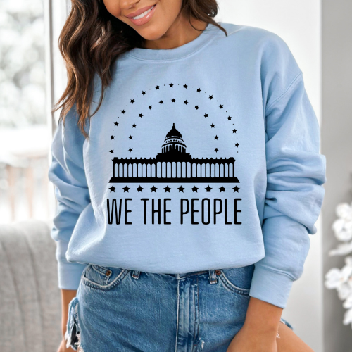 We The People's House - Unisex Crewneck Sweatshirt