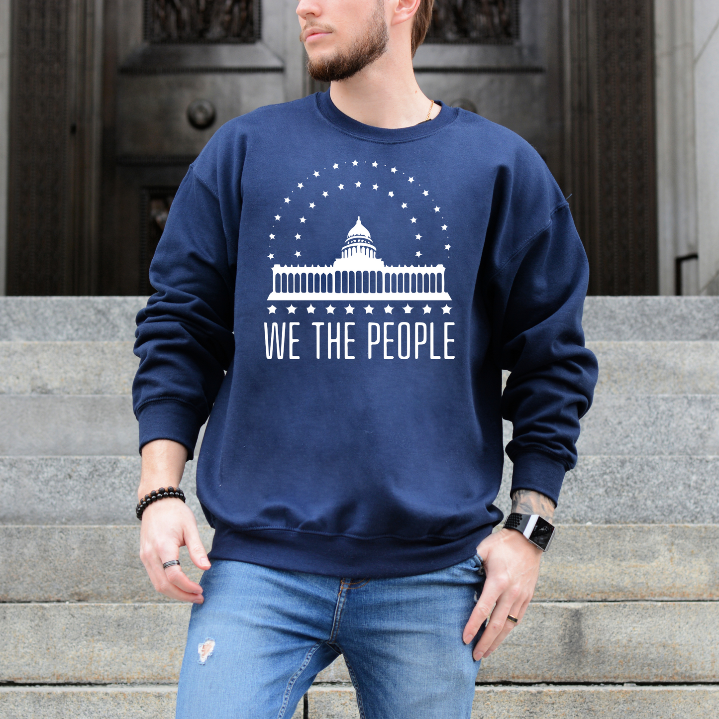 We The People's House - Unisex Crewneck Sweatshirt
