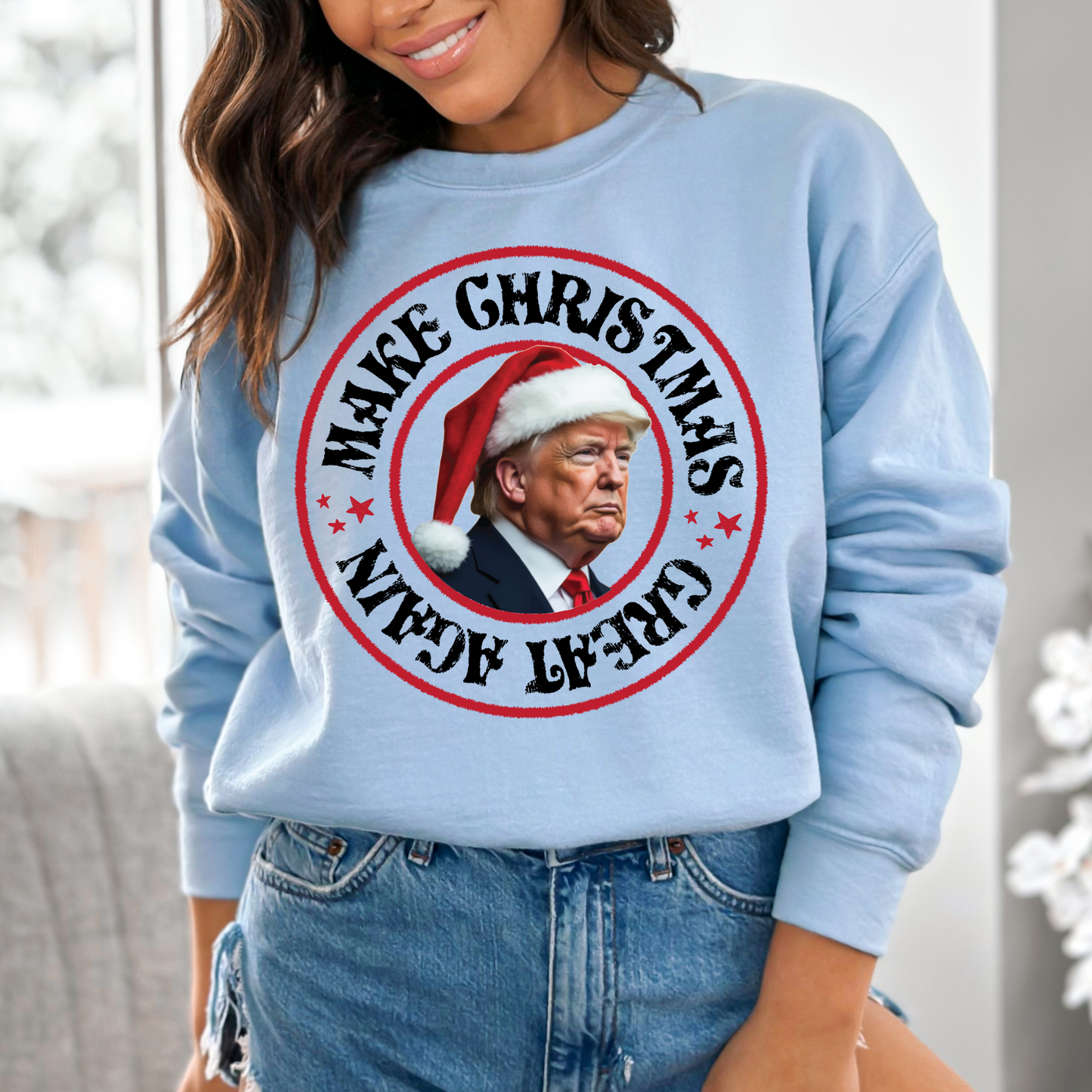 Make Christmas Great Again - Unisex Crewneck Sweatshirt