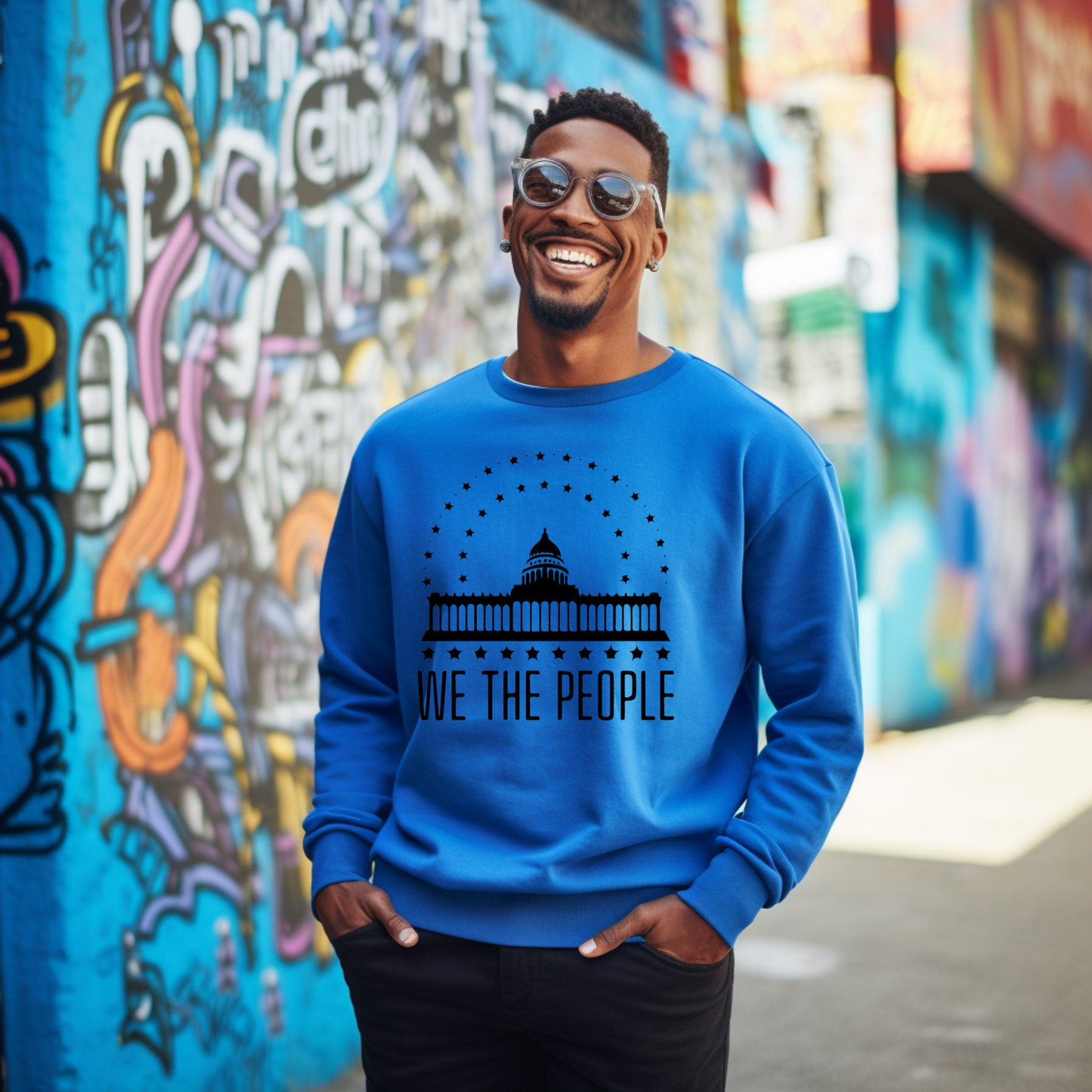 We The People's House - Unisex Crewneck Sweatshirt