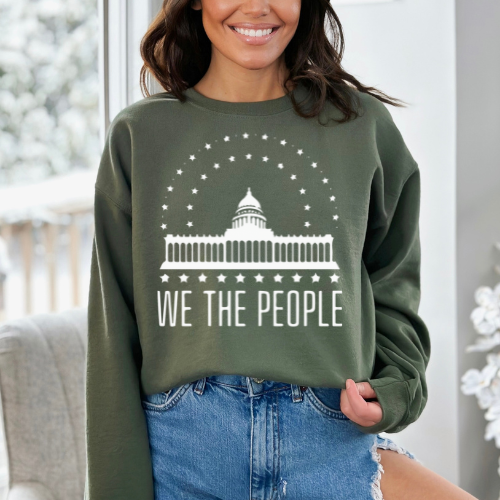 We The People's House - Unisex Crewneck Sweatshirt
